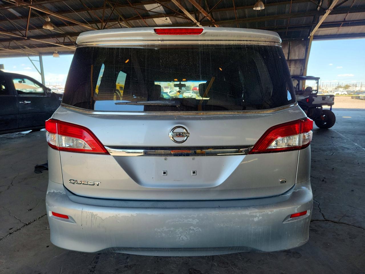 2011 Nissan Quest 3.5 S Silver vin: JN8AE2KP3B9012674