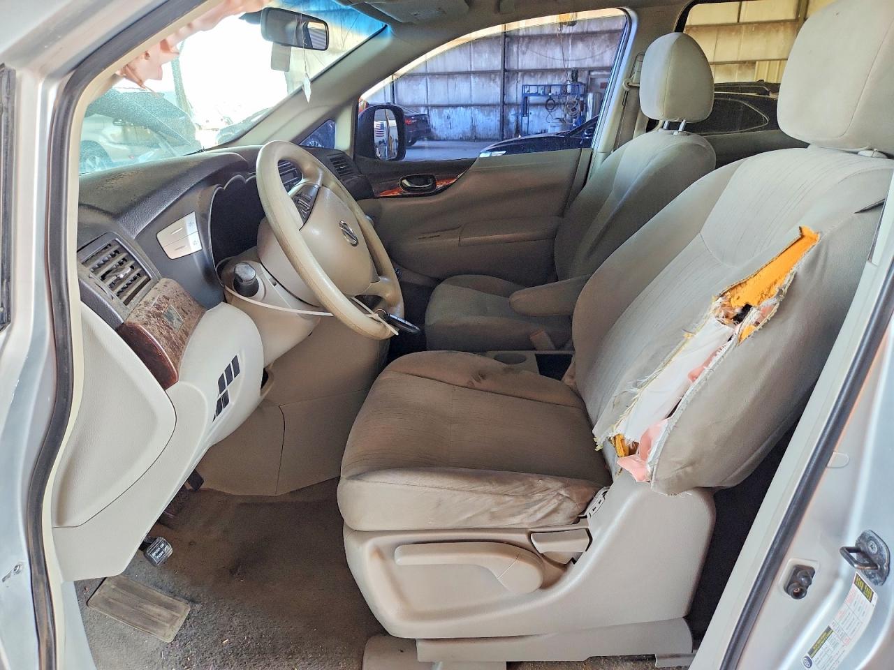 2011 Nissan Quest 3.5 S Silver vin: JN8AE2KP3B9012674