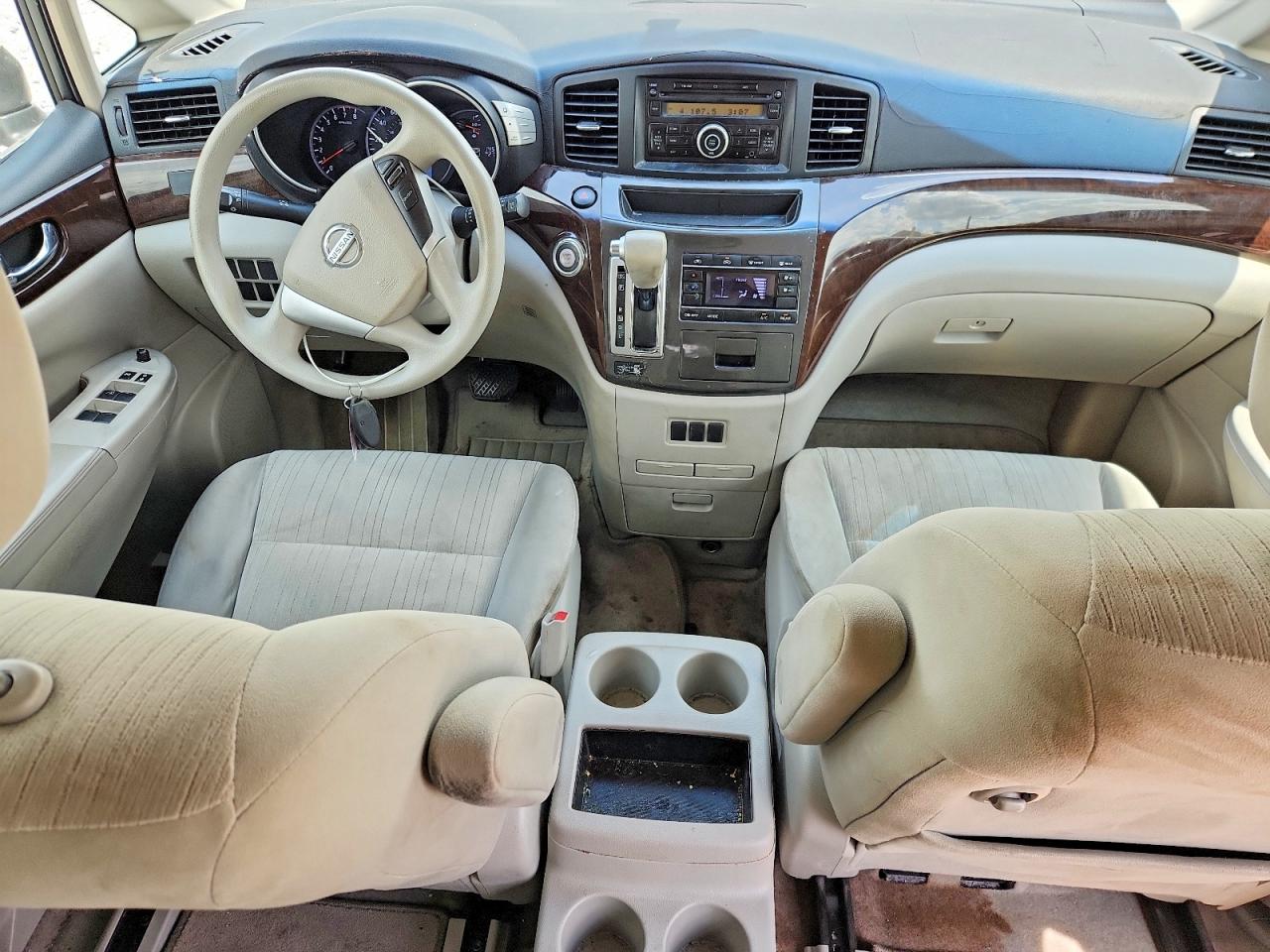 2011 Nissan Quest S/sv/sl/le Gray vin: JN8AE2KP3B9013288