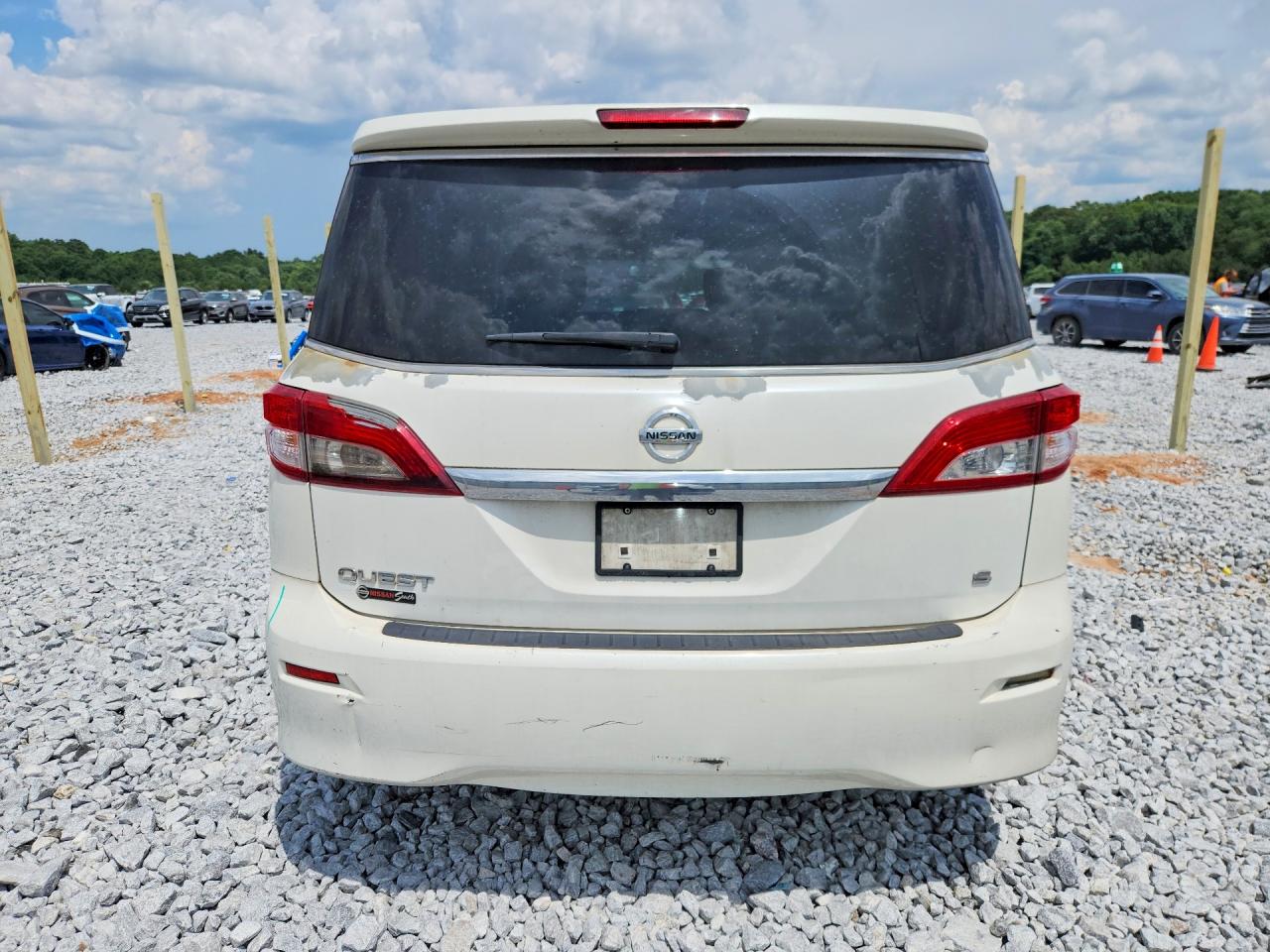 2011 Nissan Quest S/sv/sl/le Gray vin: JN8AE2KP3B9013288