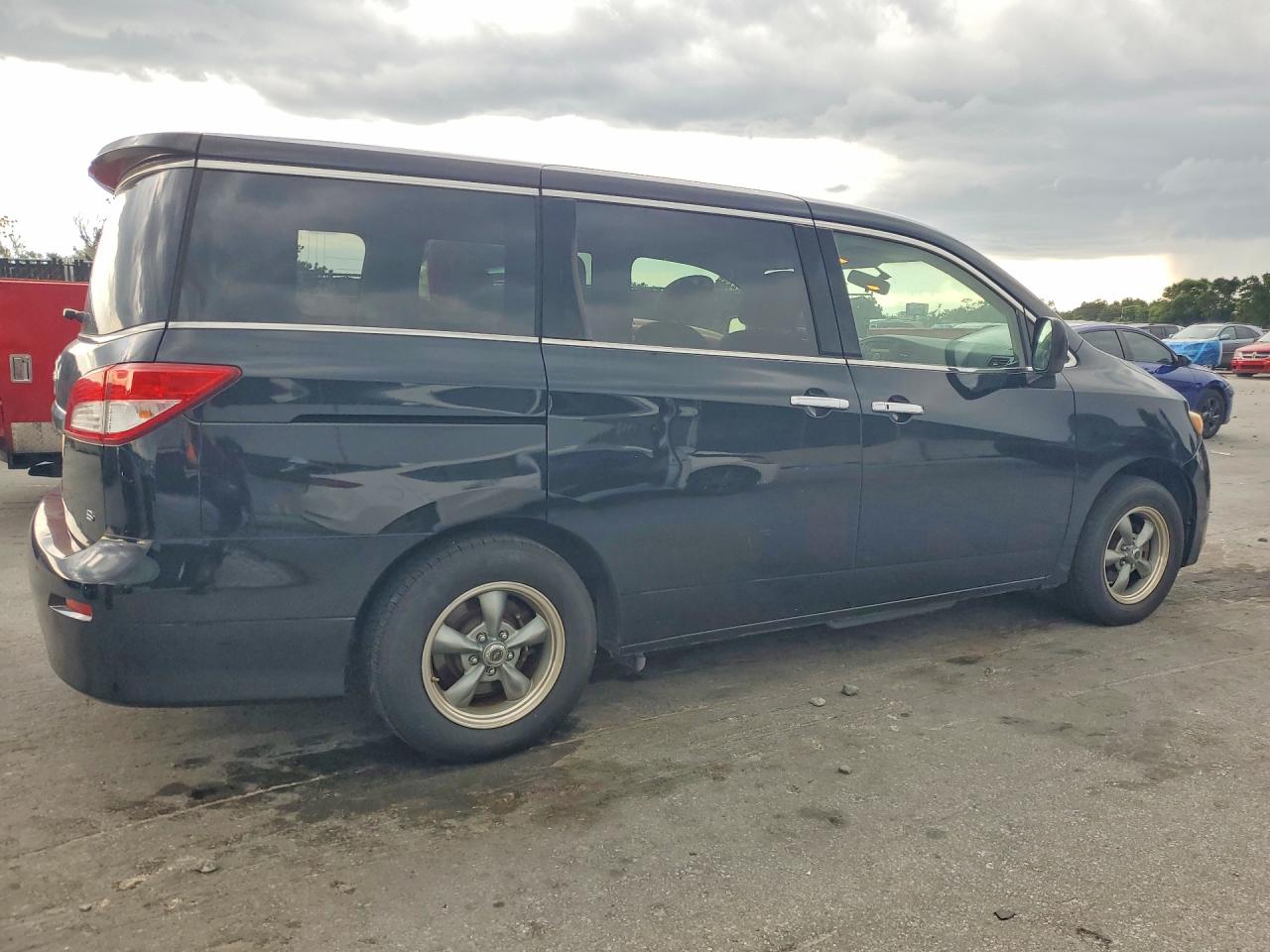2012 Nissan Quest 3.5 S Black vin: JN8AE2KP3C9030660