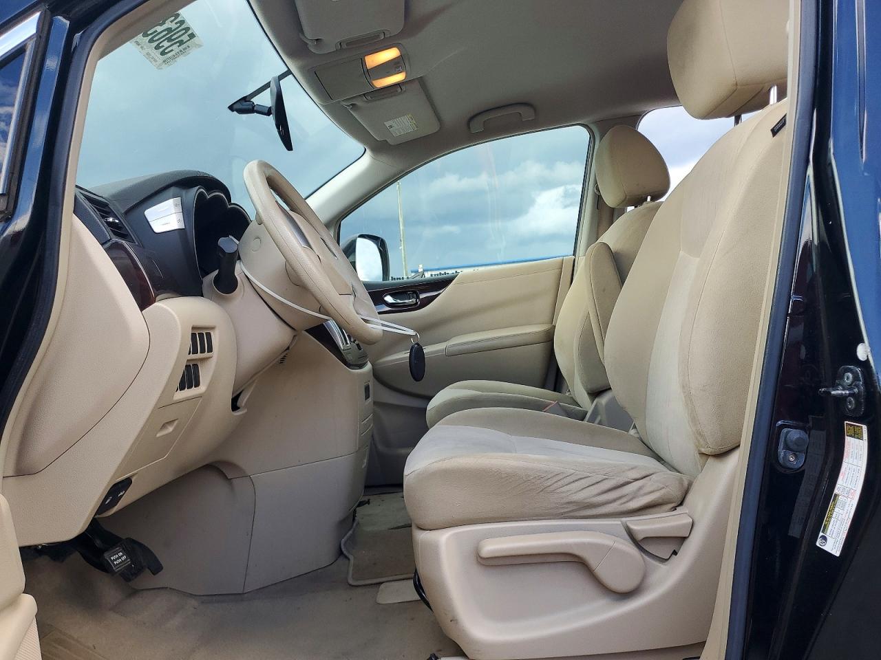 2012 Nissan Quest 3.5 S Black vin: JN8AE2KP3C9030660