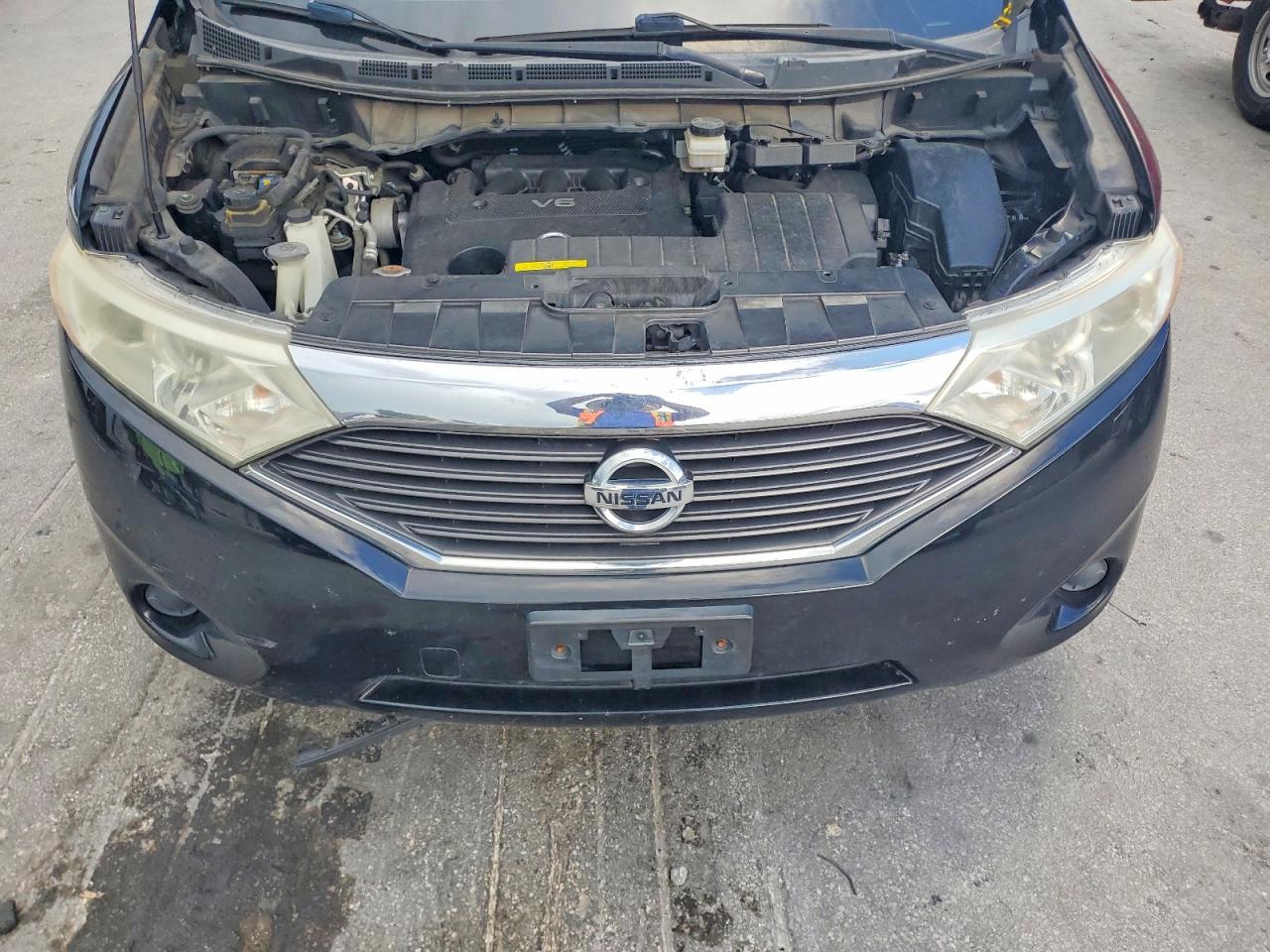 2012 Nissan Quest 3.5 S Black vin: JN8AE2KP3C9030660