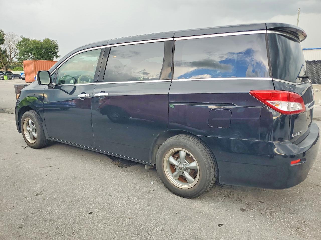 2012 Nissan Quest 3.5 S Black vin: JN8AE2KP3C9030660