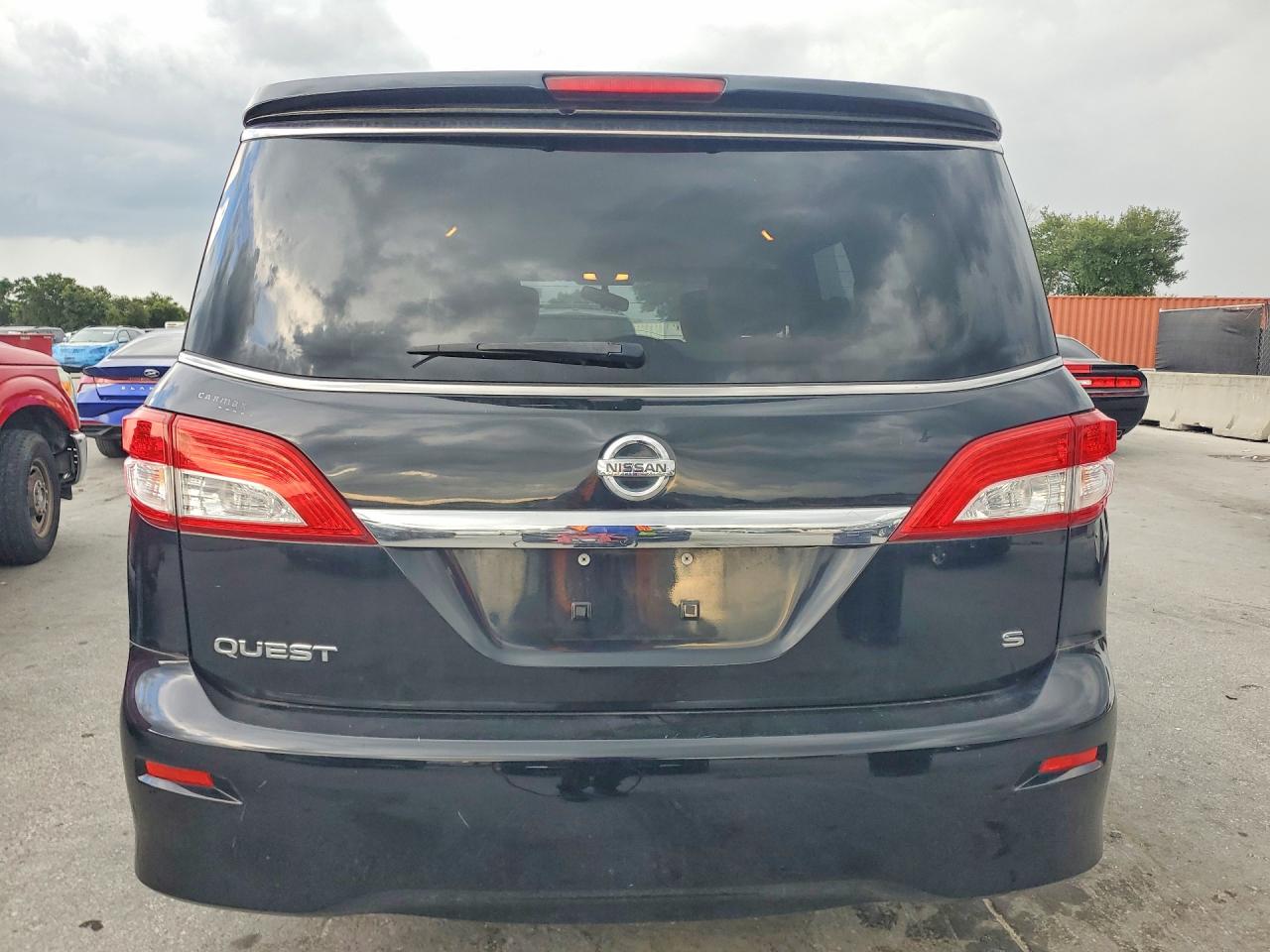 2012 Nissan Quest 3.5 S Black vin: JN8AE2KP3C9030660