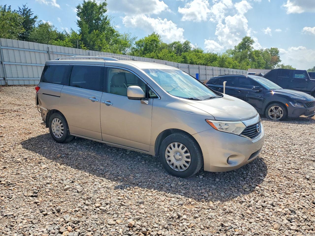 2012 Nissan Quest 3.5 S Gold vin: JN8AE2KP3C9037480
