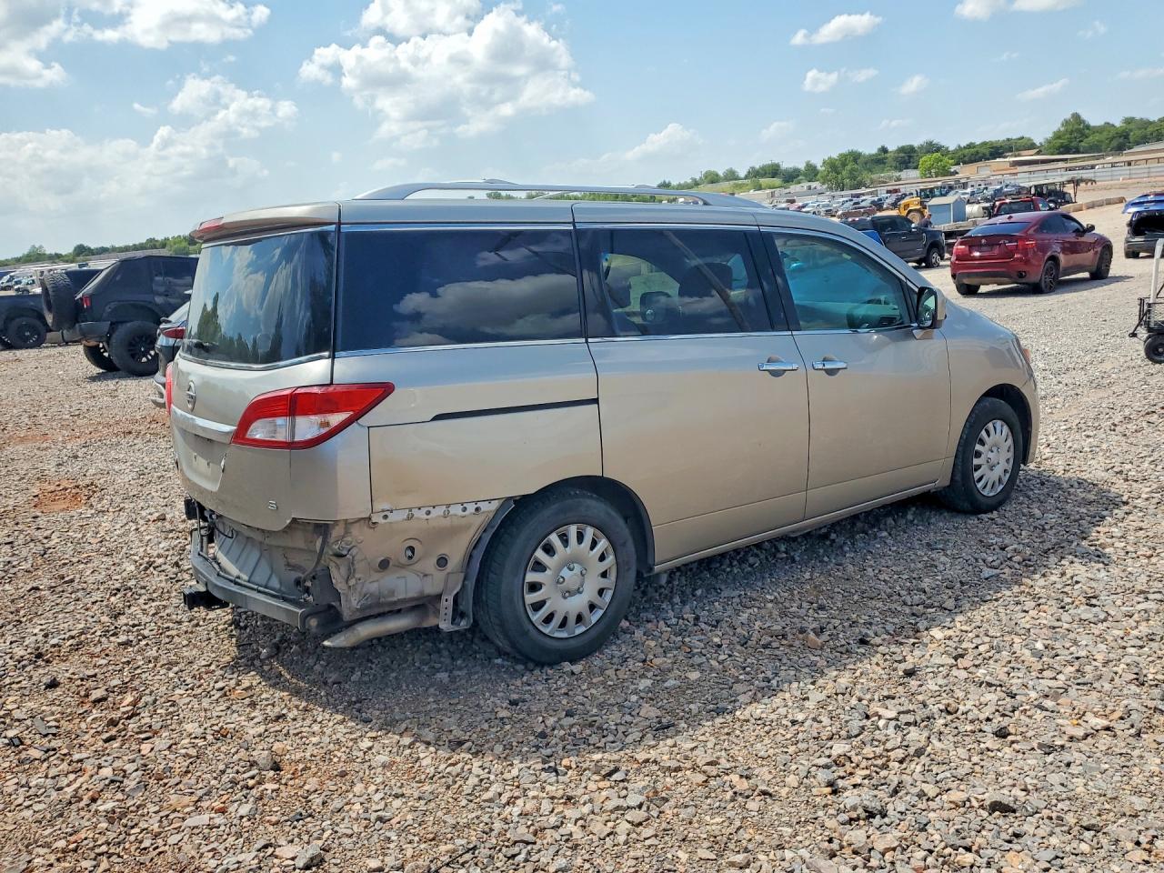 2012 Nissan Quest 3.5 S Gold vin: JN8AE2KP3C9037480