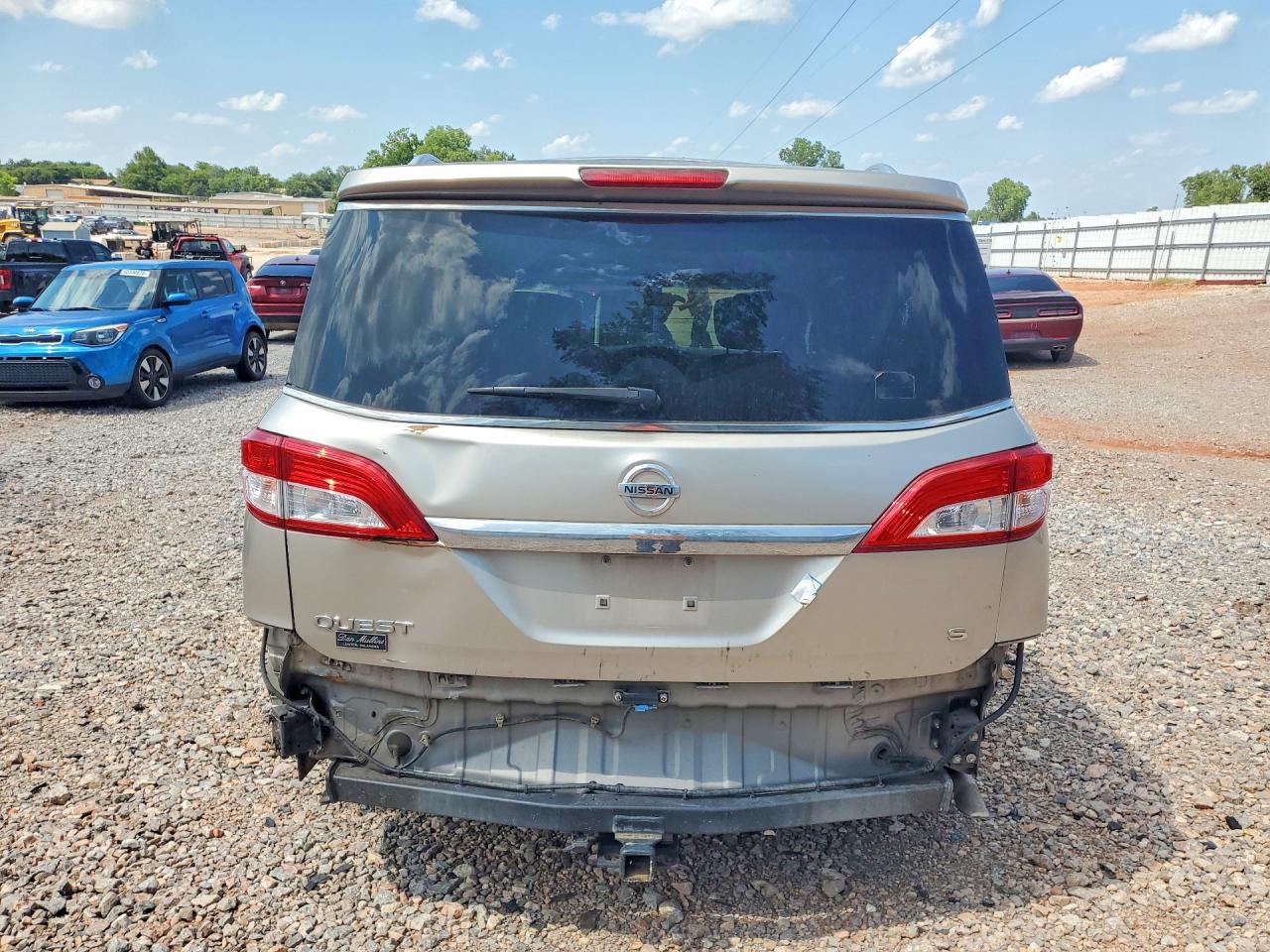 2012 Nissan Quest 3.5 S Gold vin: JN8AE2KP3C9037480