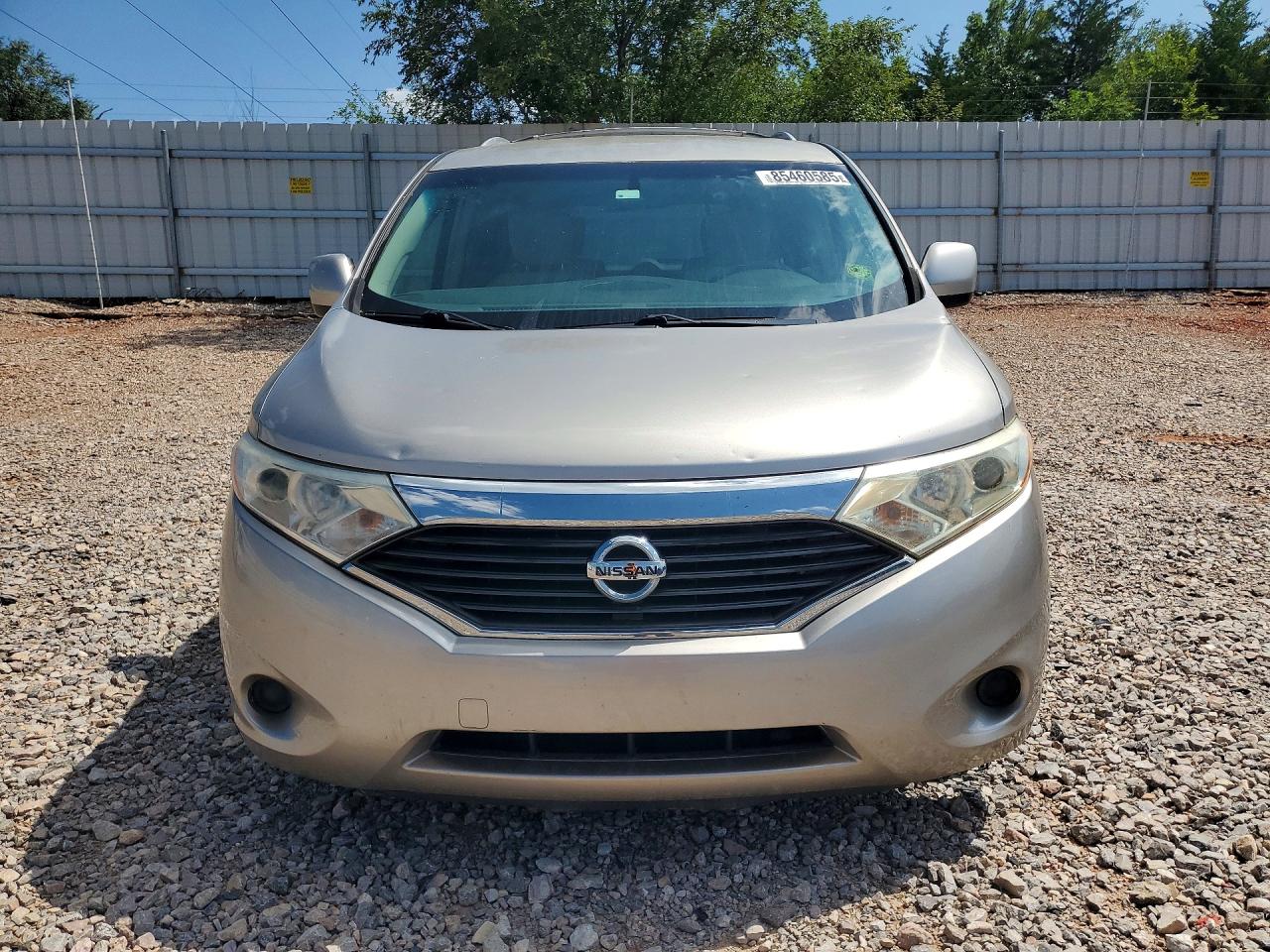 2012 Nissan Quest 3.5 S Gold vin: JN8AE2KP3C9037480