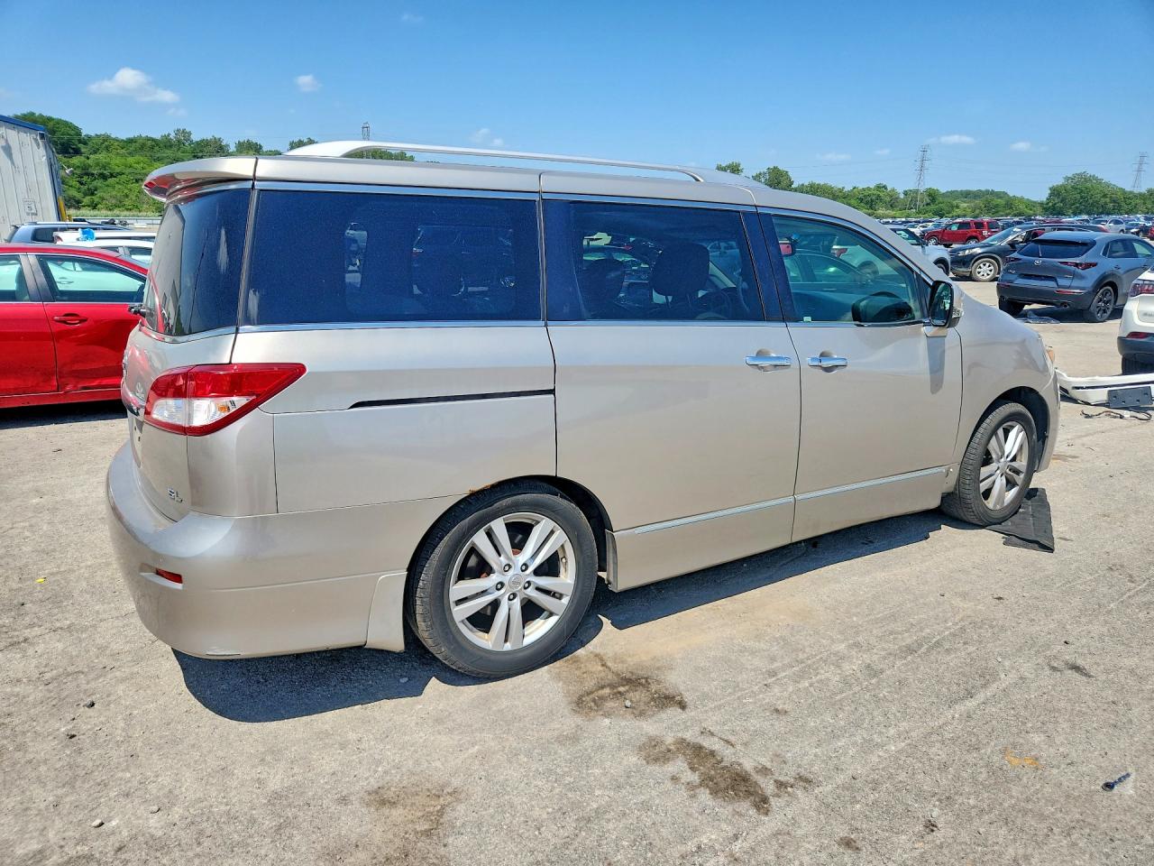 2012 Nissan Quest S/sv/sl/le Tan vin: JN8AE2KP3C9039679