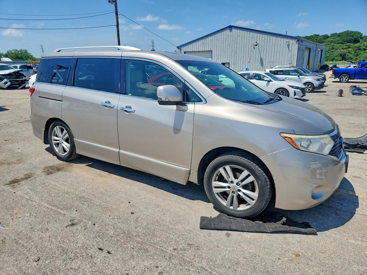 2012 Nissan Quest S/sv/sl/le Tan vin: JN8AE2KP3C9039679