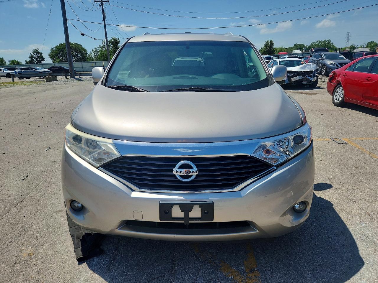 2012 Nissan Quest S/sv/sl/le Tan vin: JN8AE2KP3C9039679