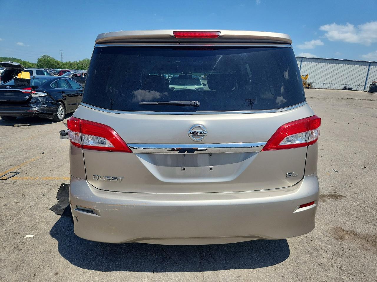 2012 Nissan Quest S/sv/sl/le Tan vin: JN8AE2KP3C9039679