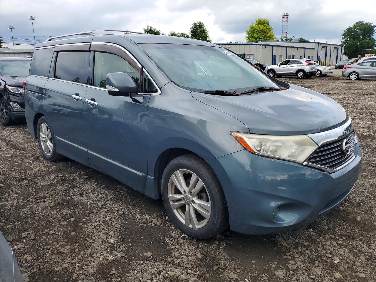 2012 Nissan Quest Sl Blue vin: JN8AE2KP3C9049998
