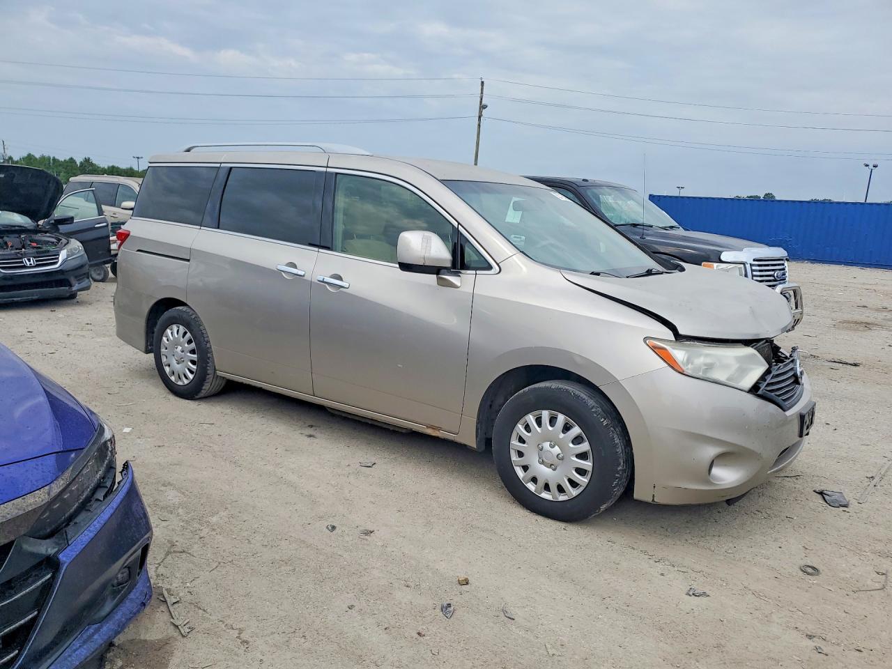 2013 Nissan Quest 3.5 S Tan vin: JN8AE2KP3D9066463
