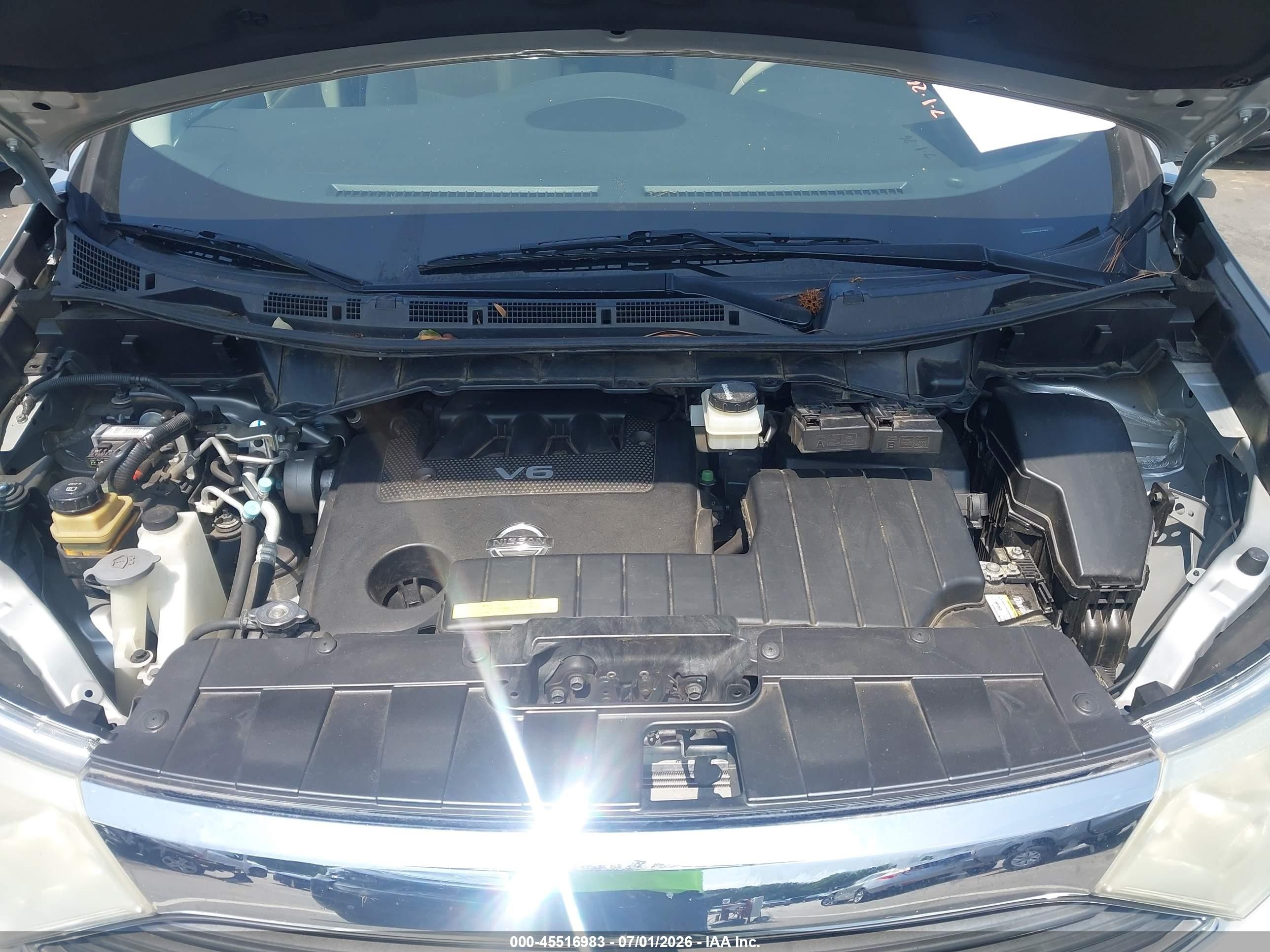2013 Nissan Quest Sv Silver vin: JN8AE2KP3D9068388