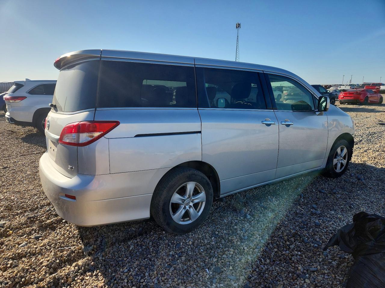 2014 Nissan Quest 3.5 S Silver vin: JN8AE2KP3E9100693