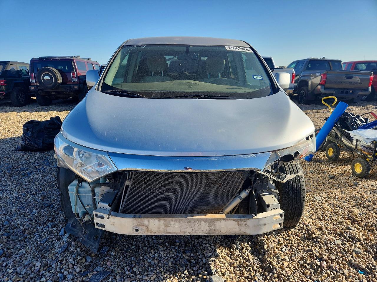 2014 Nissan Quest 3.5 S Silver vin: JN8AE2KP3E9100693