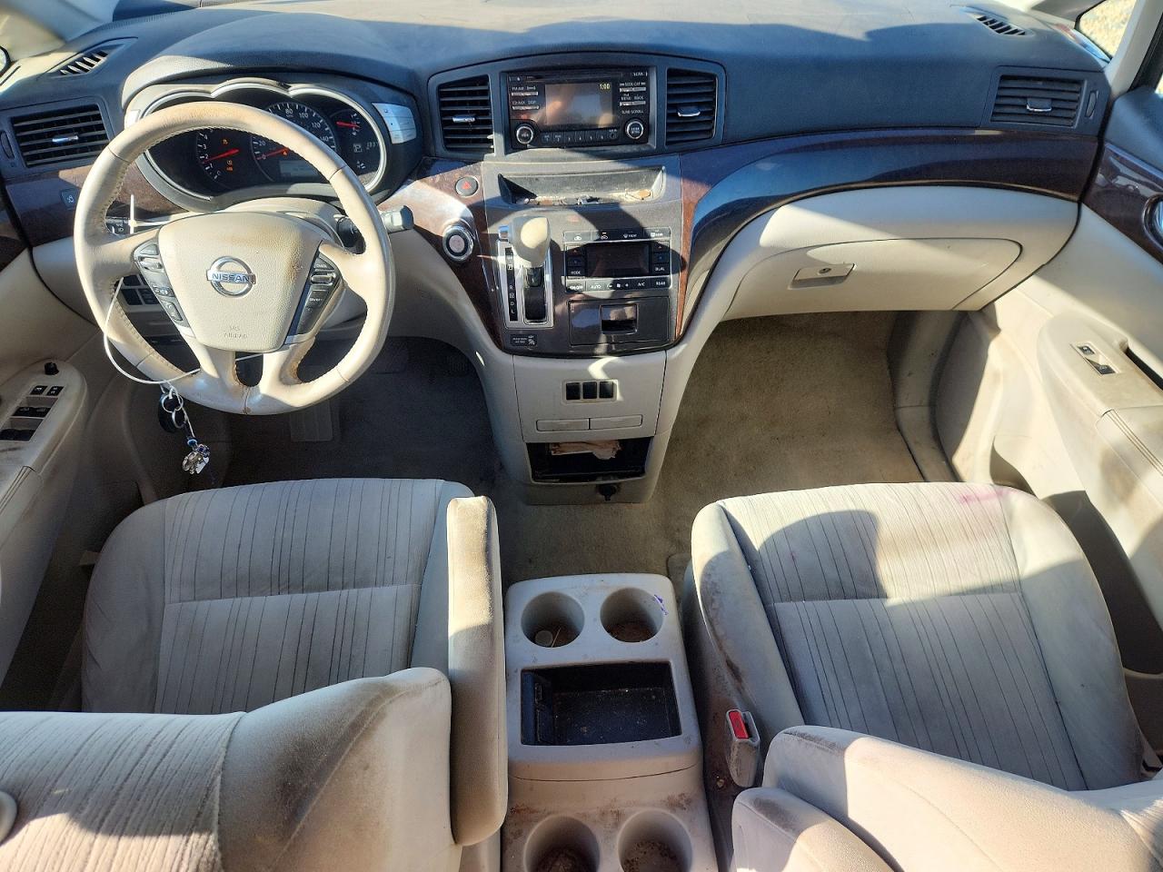 2014 Nissan Quest 3.5 S Silver vin: JN8AE2KP3E9100693