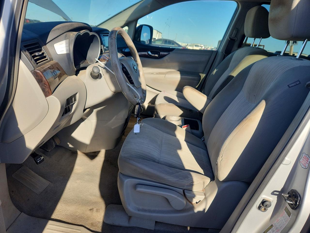 2014 Nissan Quest 3.5 S Silver vin: JN8AE2KP3E9100693