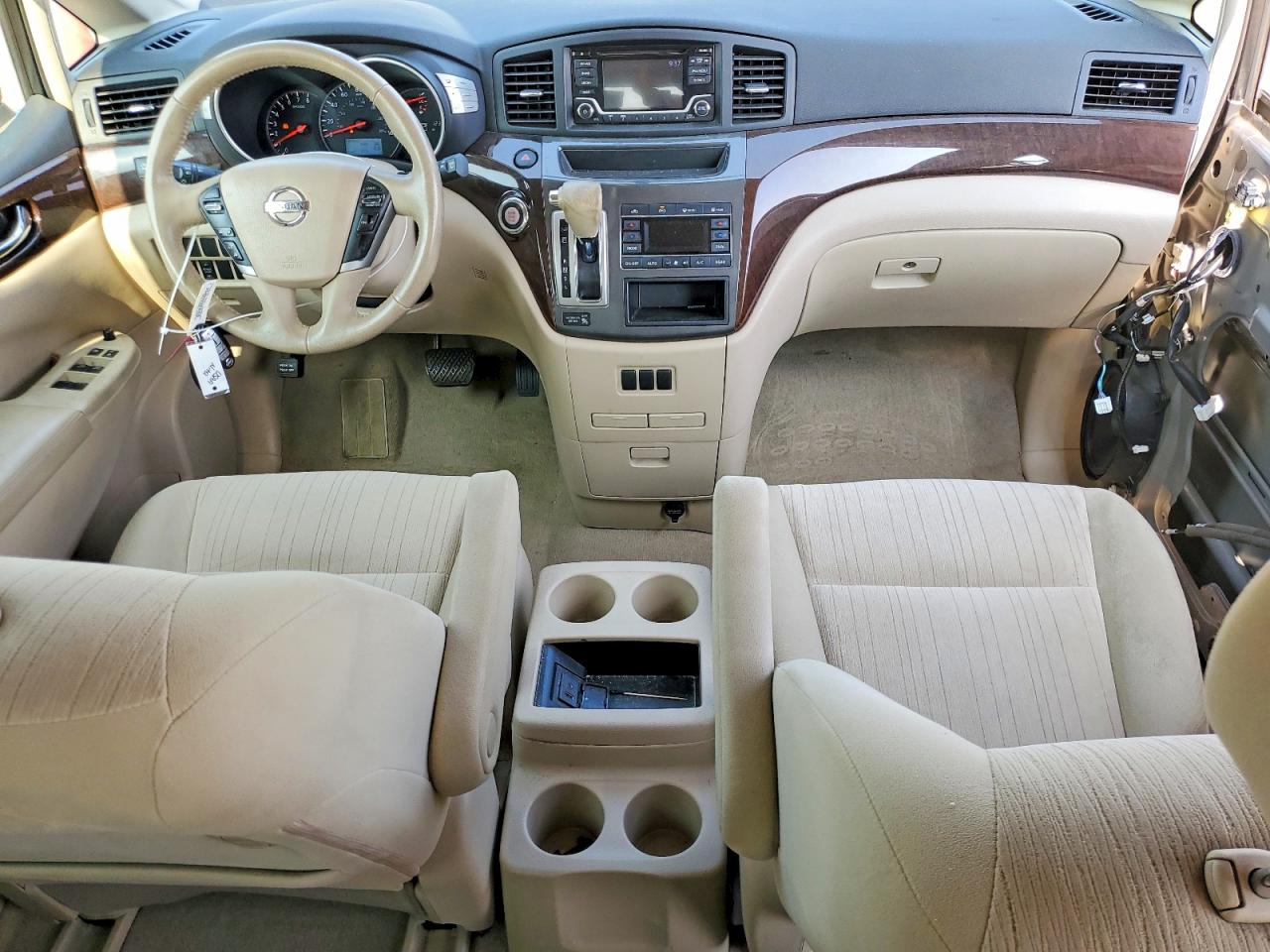2015 Nissan Quest 3.5 Sv Tan vin: JN8AE2KP3F9120704