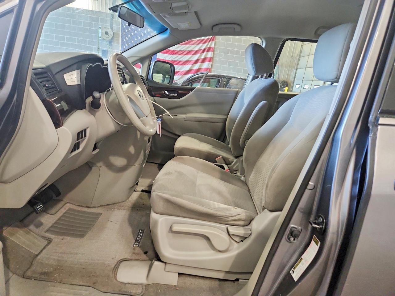 2015 Nissan Quest 3.5 S Gray vin: JN8AE2KP3F9121867