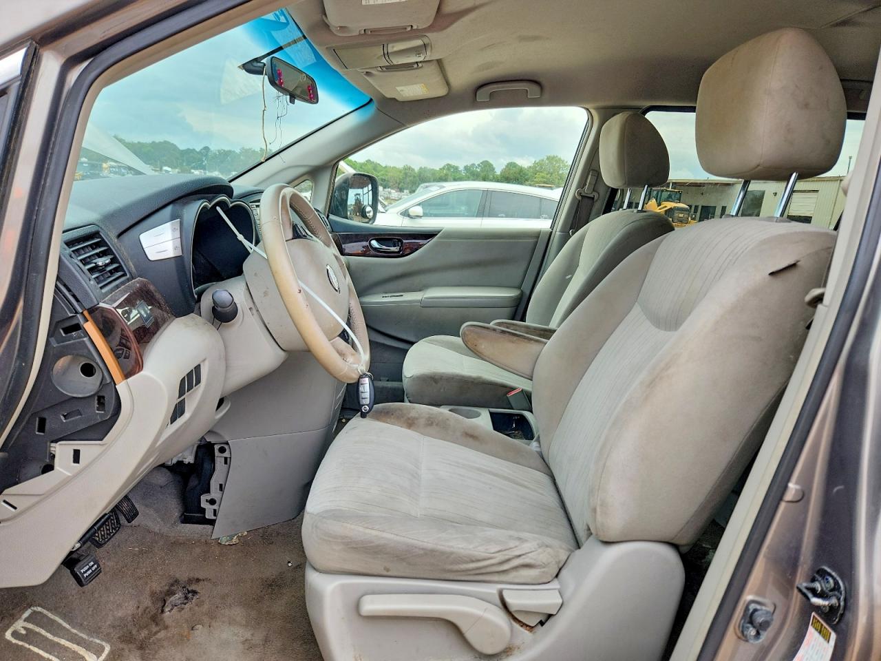 2015 Nissan Quest 3.5 Sv Gray vin: JN8AE2KP3F9126969