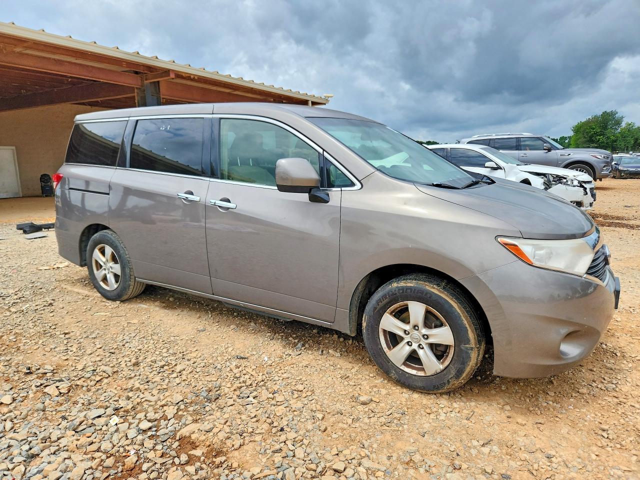 2015 Nissan Quest 3.5 Sv Gray vin: JN8AE2KP3F9126969