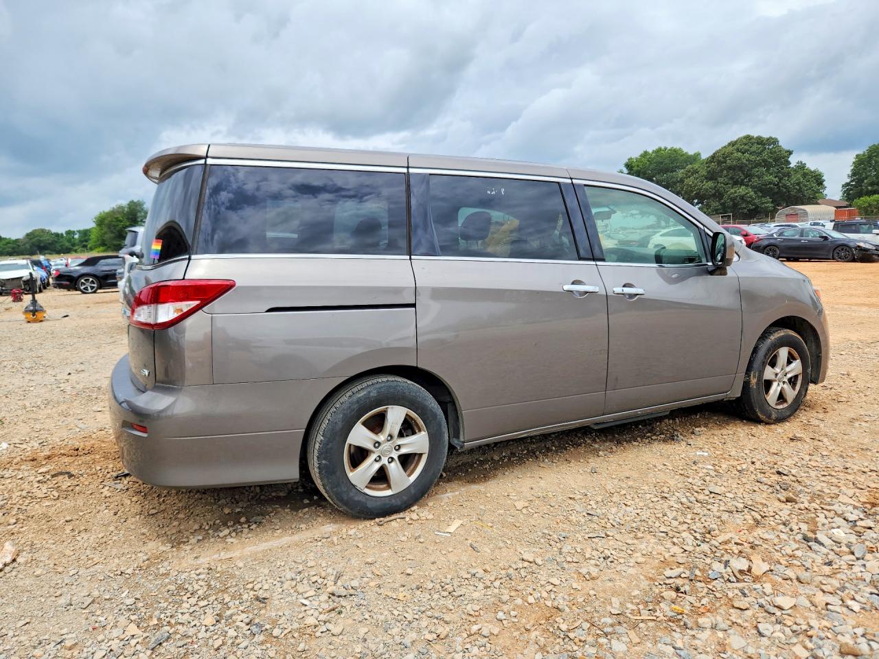 2015 Nissan Quest 3.5 Sv Gray vin: JN8AE2KP3F9126969