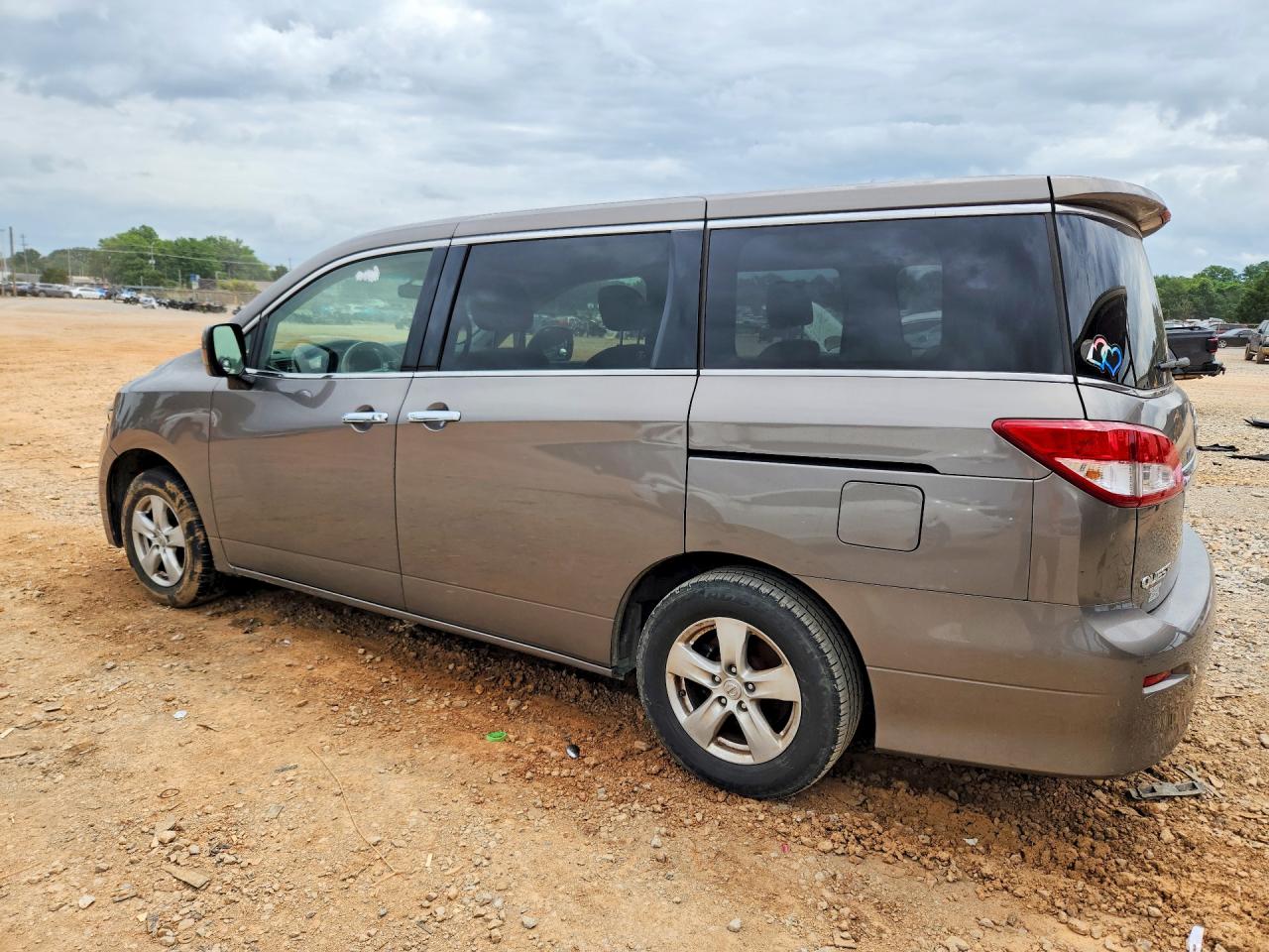 2015 Nissan Quest 3.5 Sv Gray vin: JN8AE2KP3F9126969