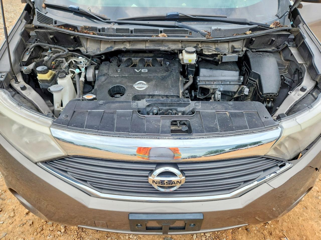 2015 Nissan Quest 3.5 Sv Gray vin: JN8AE2KP3F9126969