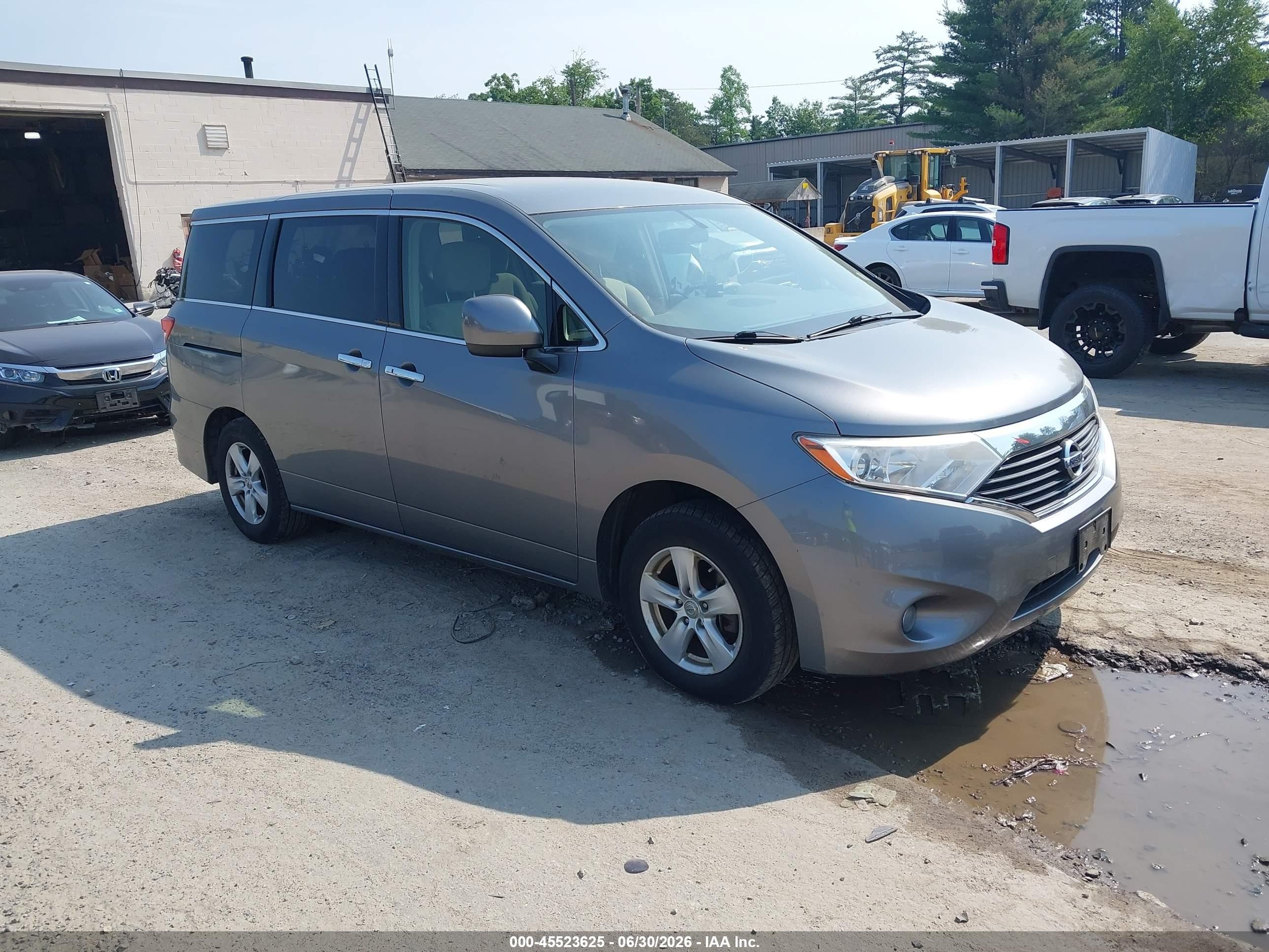 2015 Nissan Quest Platinum/s/sl/sv Gray vin: JN8AE2KP3F9126986