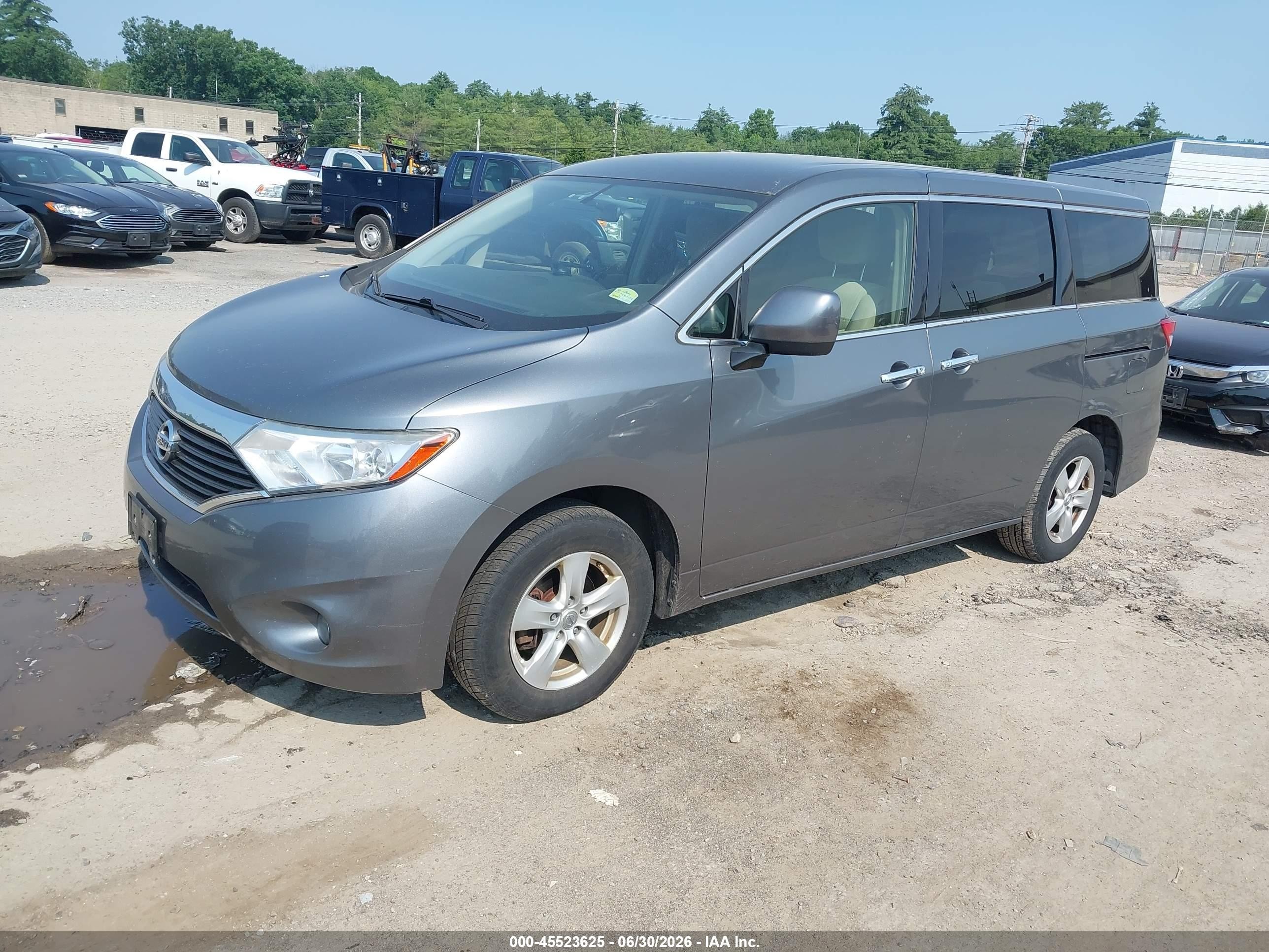 2015 Nissan Quest Platinum/s/sl/sv Gray vin: JN8AE2KP3F9126986