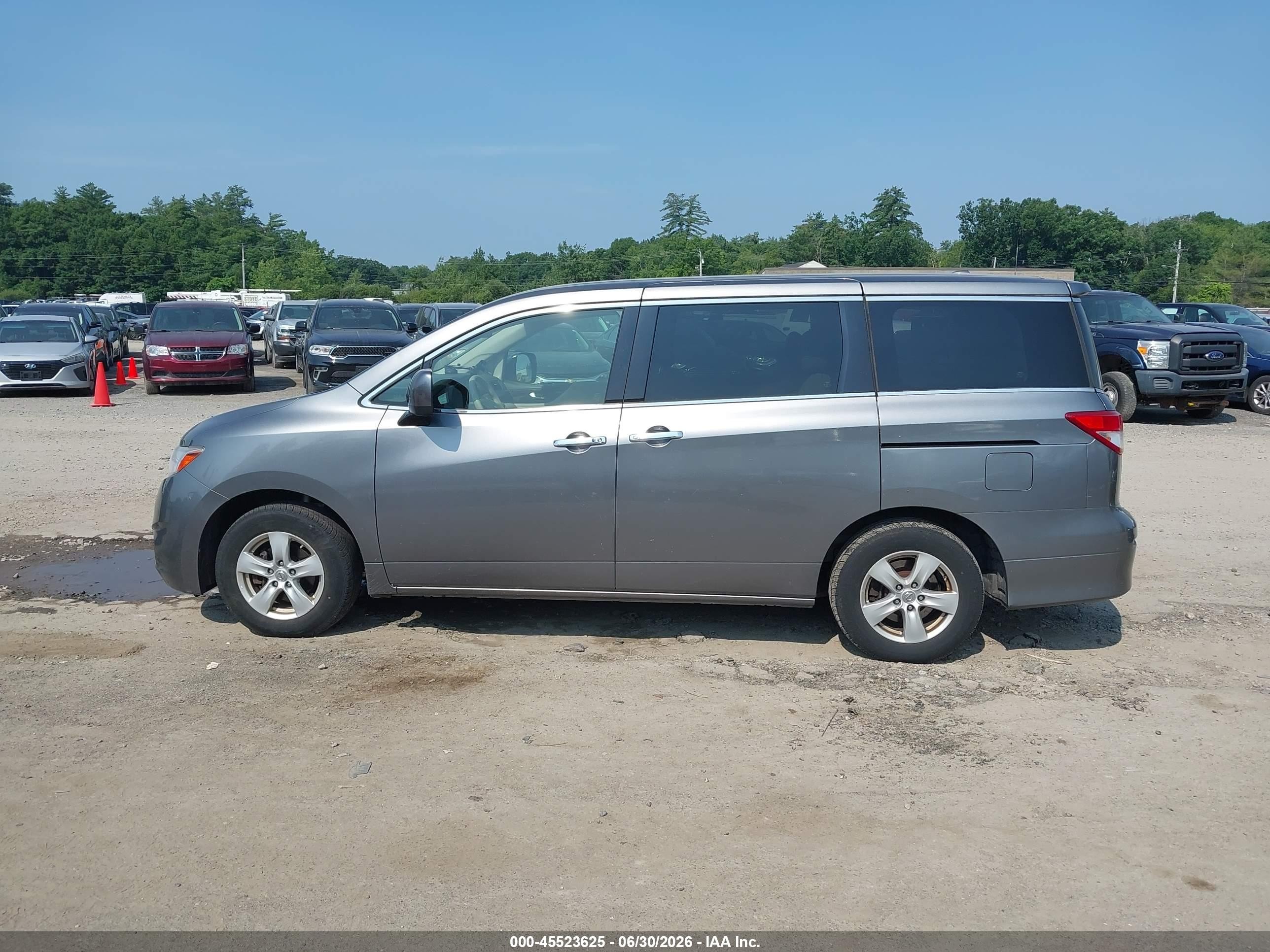 2015 Nissan Quest Platinum/s/sl/sv Gray vin: JN8AE2KP3F9126986