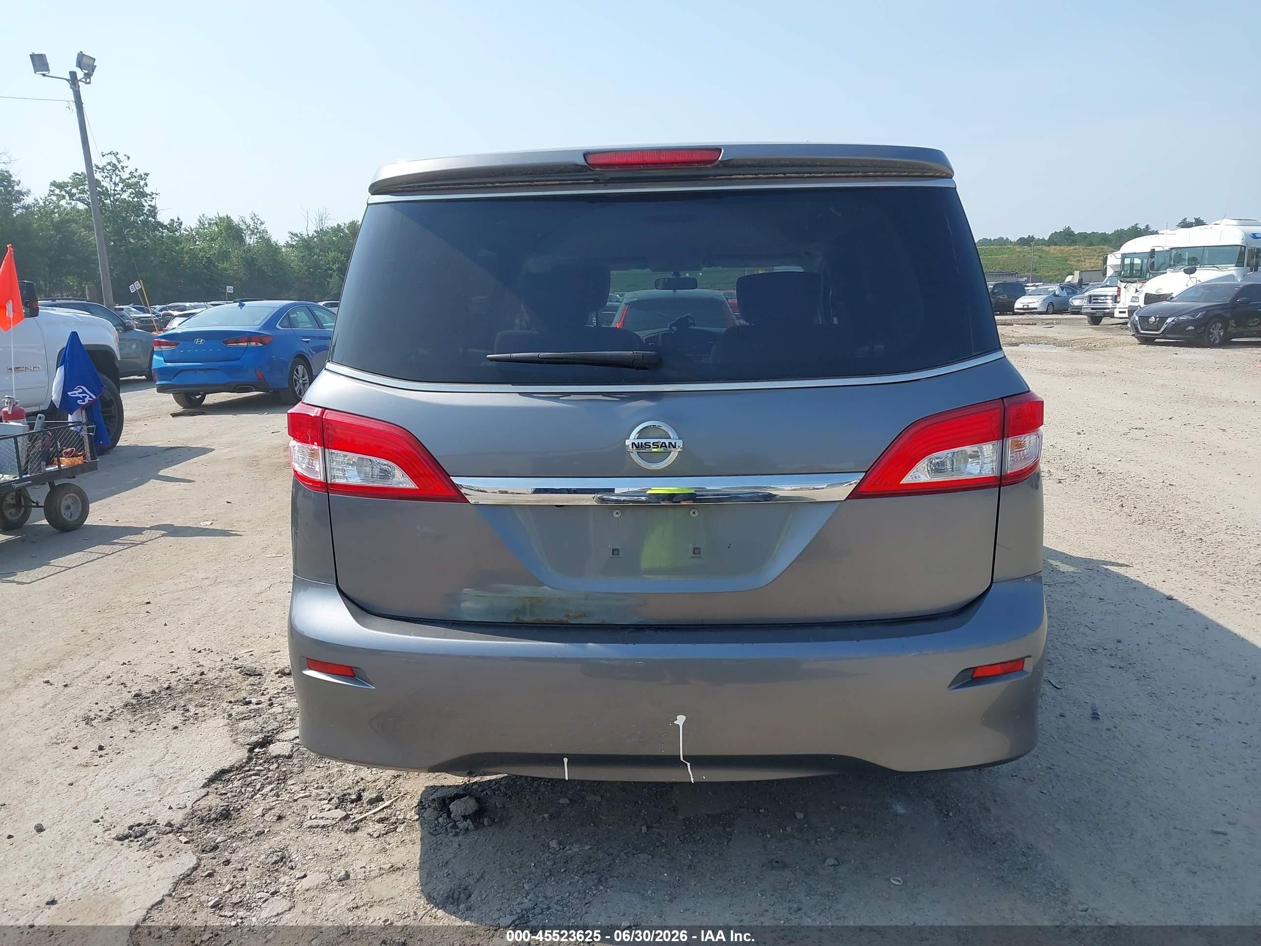 2015 Nissan Quest Platinum/s/sl/sv Gray vin: JN8AE2KP3F9126986