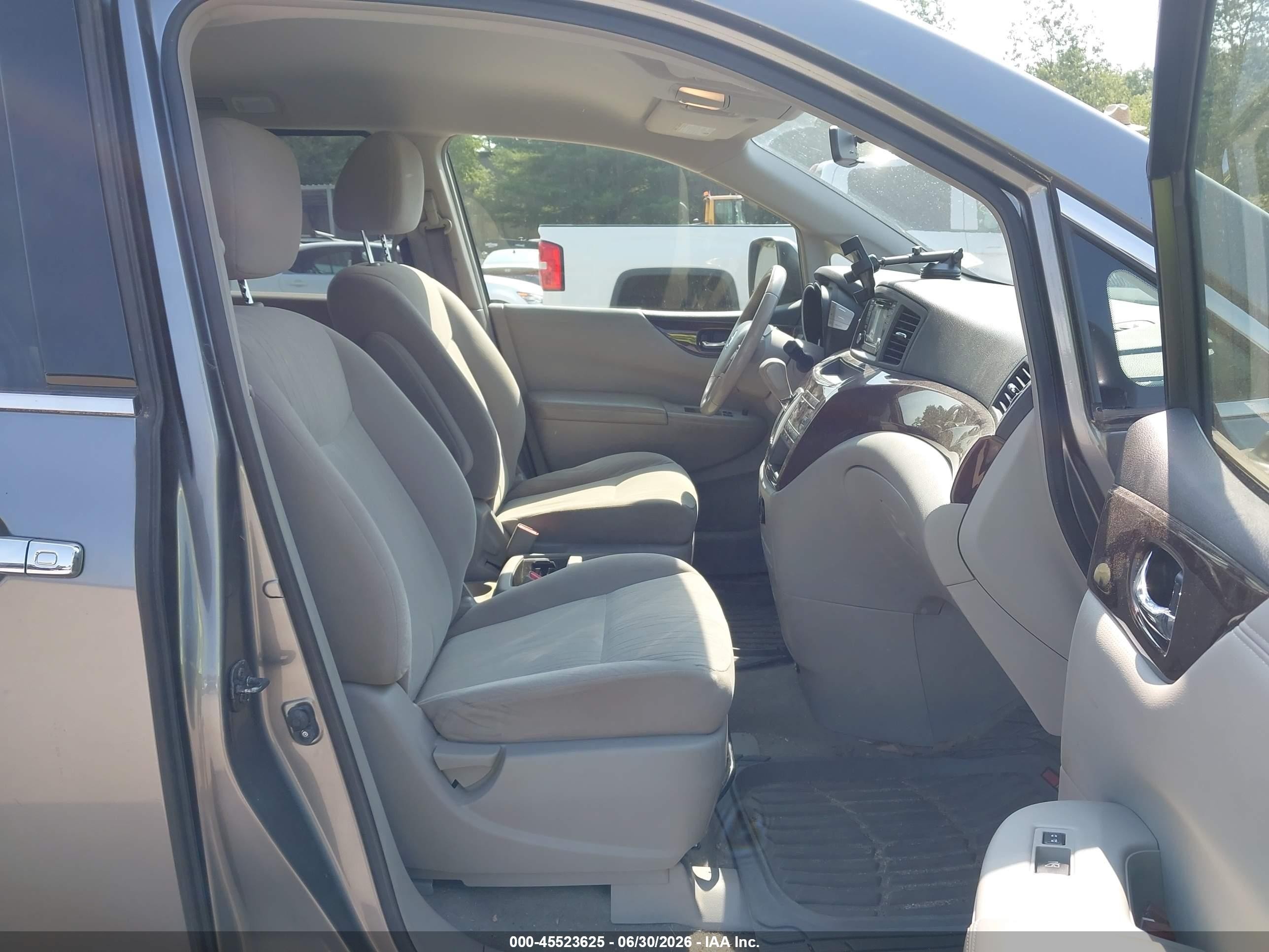 2015 Nissan Quest Platinum/s/sl/sv Gray vin: JN8AE2KP3F9126986