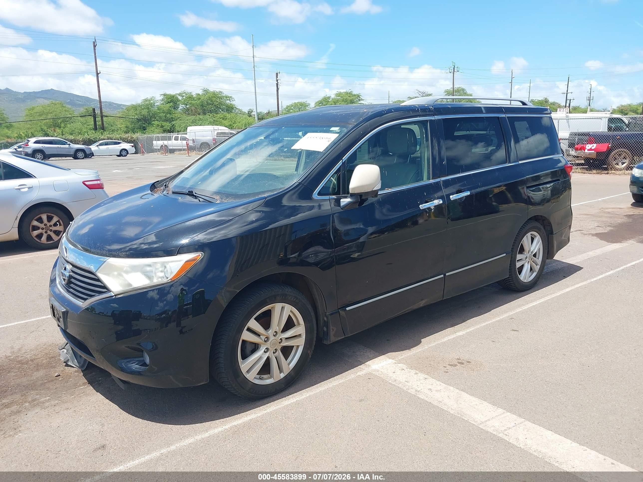 2015 Nissan Quest Platinum Black vin: JN8AE2KP3F9129824