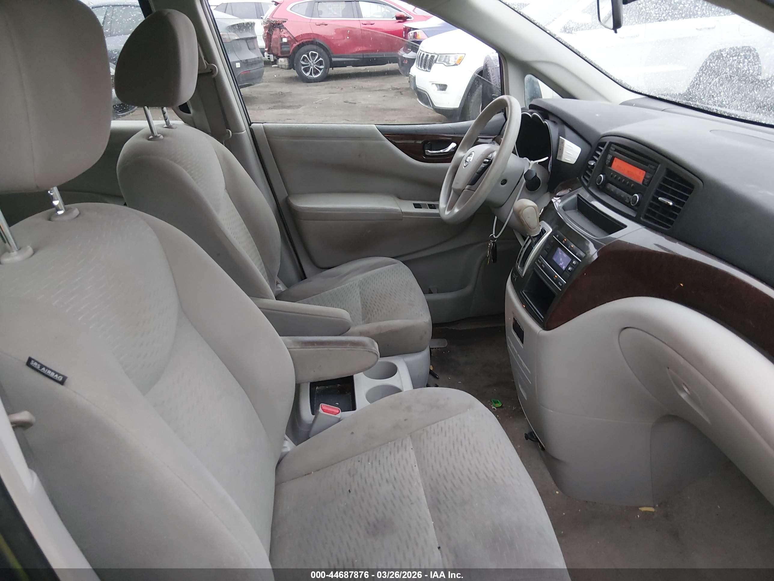 2015 Nissan Quest   Gray vin: JN8AE2KP3F9130679