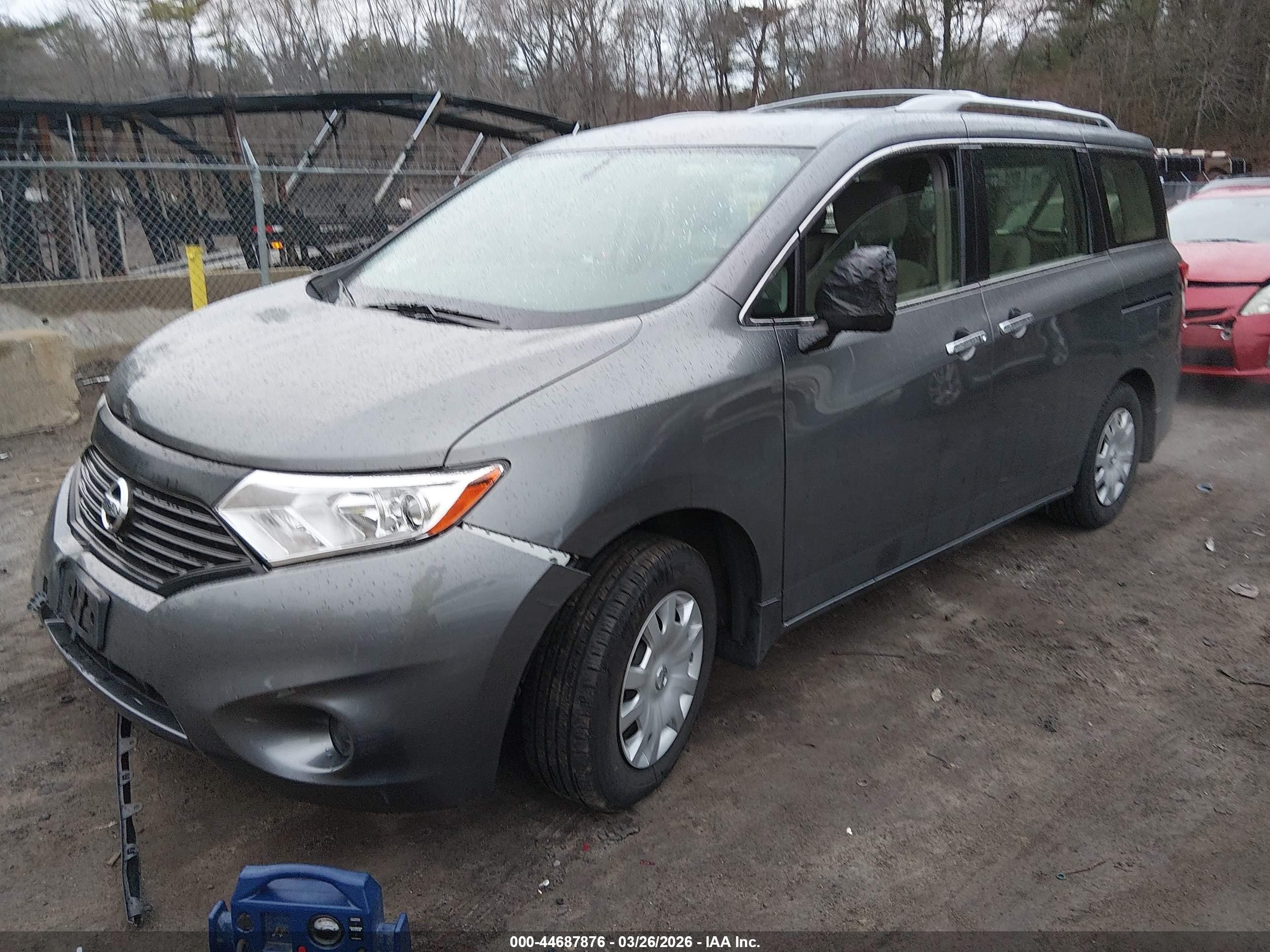 2015 Nissan Quest   Gray vin: JN8AE2KP3F9130679