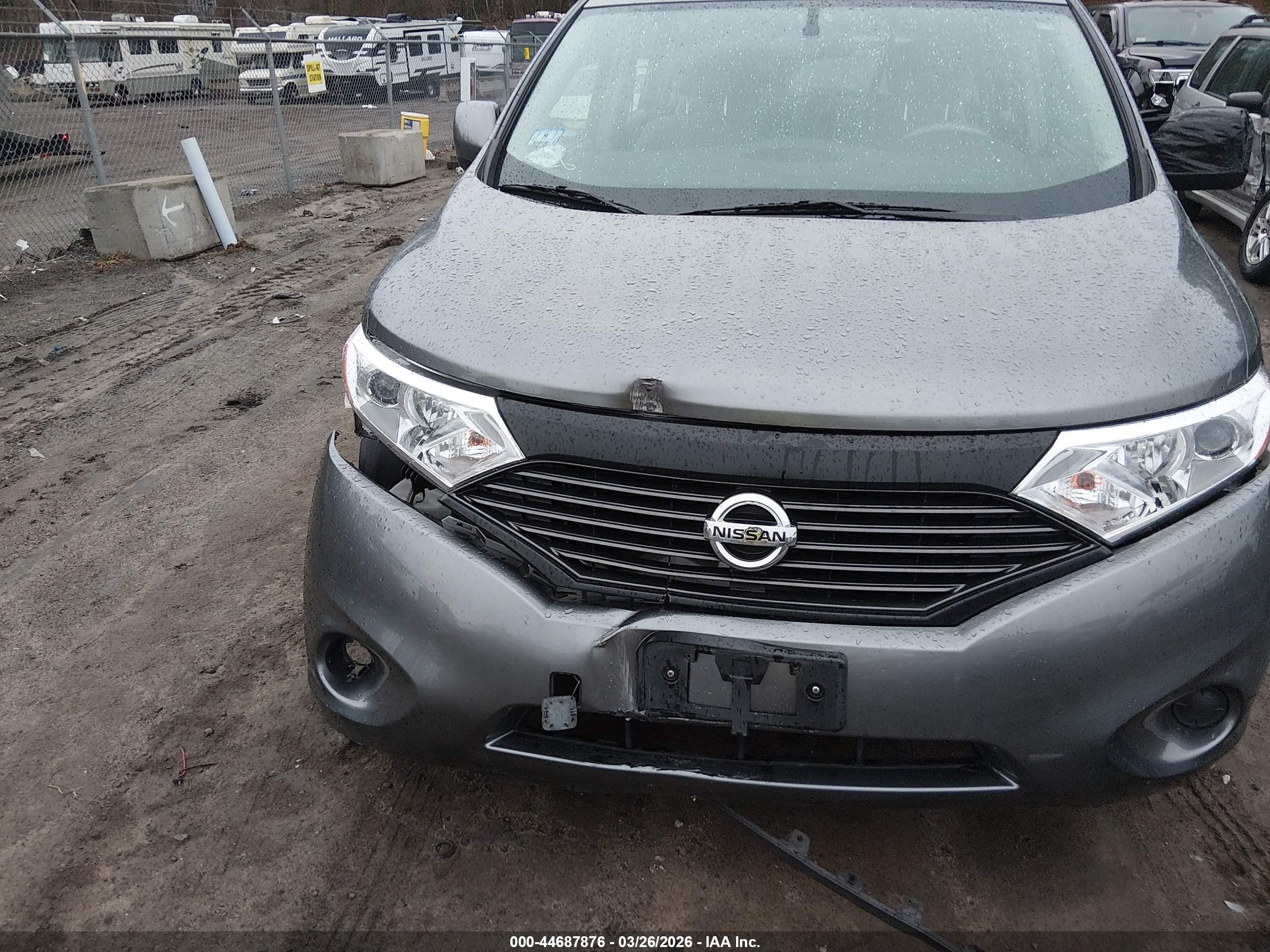 2015 Nissan Quest   Gray vin: JN8AE2KP3F9130679