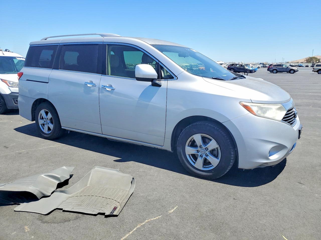 2015 Nissan Quest 3.5 Sv Silver vin: JN8AE2KP3F9131122