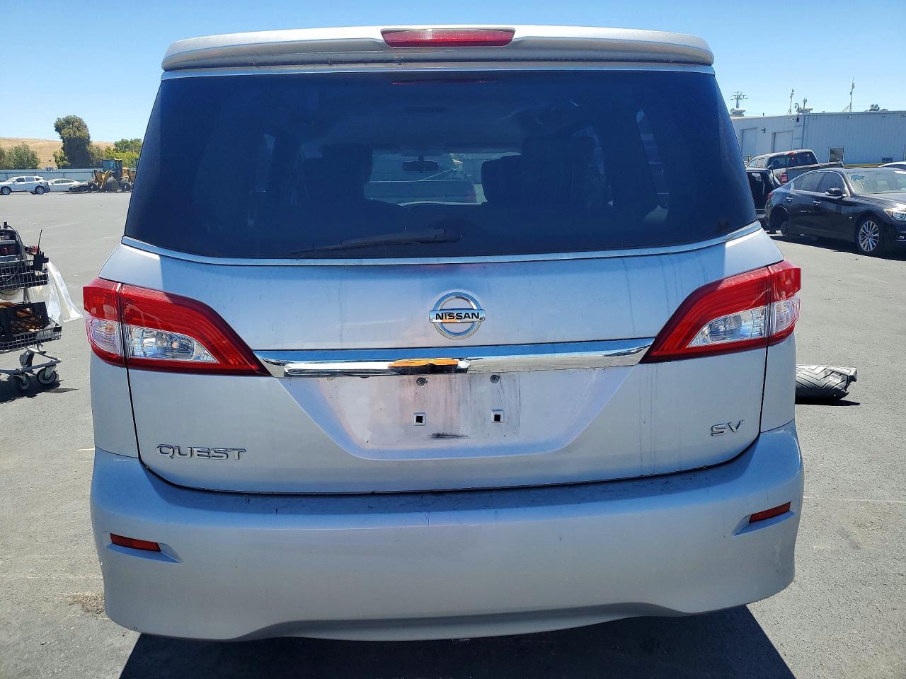 2015 Nissan Quest 3.5 Sv Silver vin: JN8AE2KP3F9131122