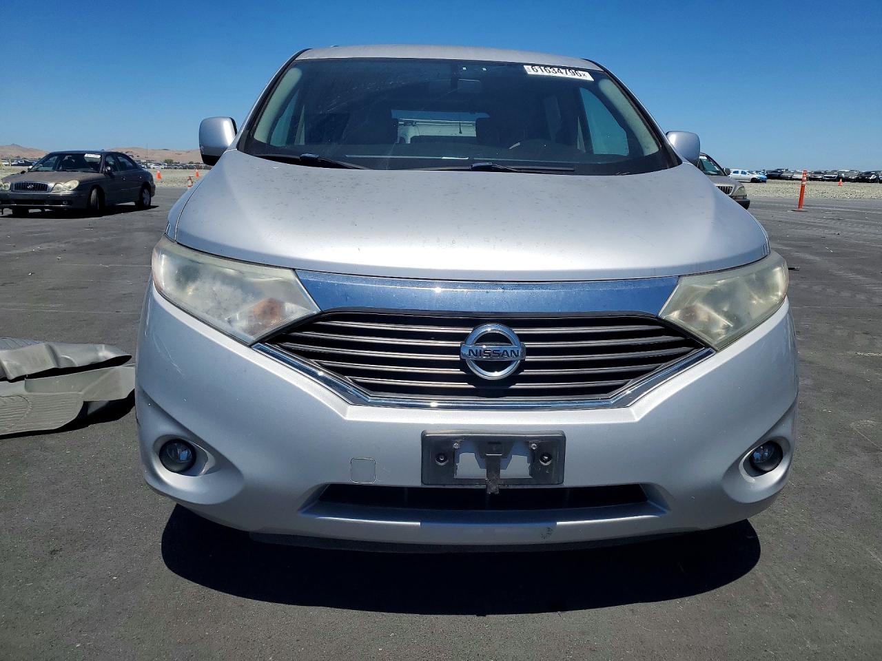 2015 Nissan Quest 3.5 Sv Silver vin: JN8AE2KP3F9131122