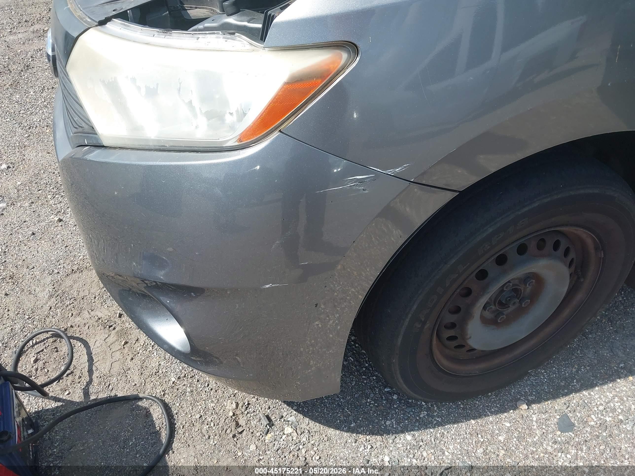 2015 Nissan Quest S Gray vin: JN8AE2KP3F9134084