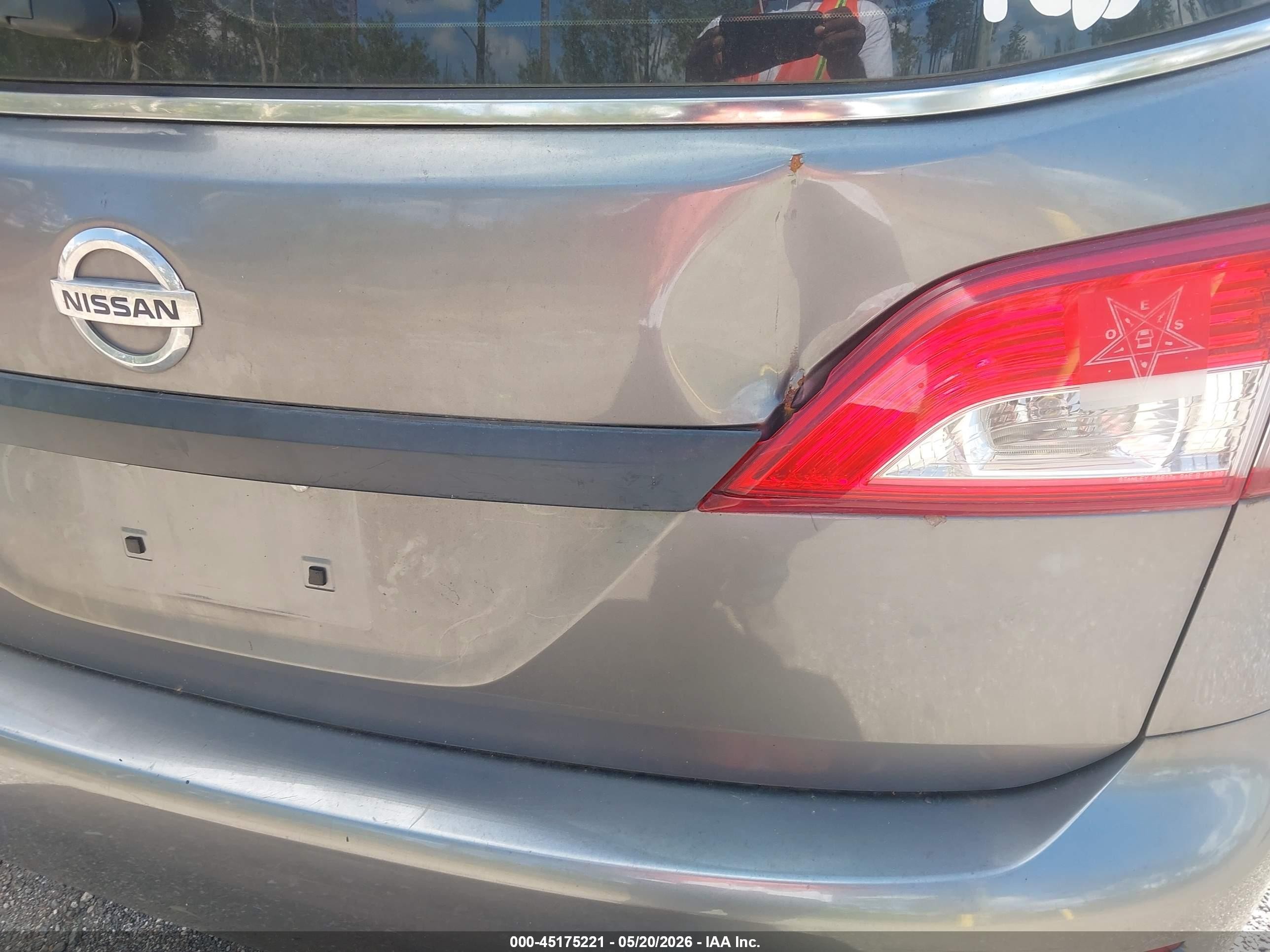 2015 Nissan Quest S Gray vin: JN8AE2KP3F9134084