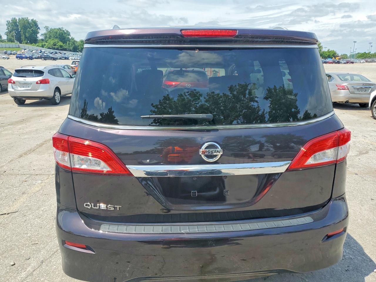 2011 Nissan Quest 3.5 S Black vin: JN8AE2KP4B9007175