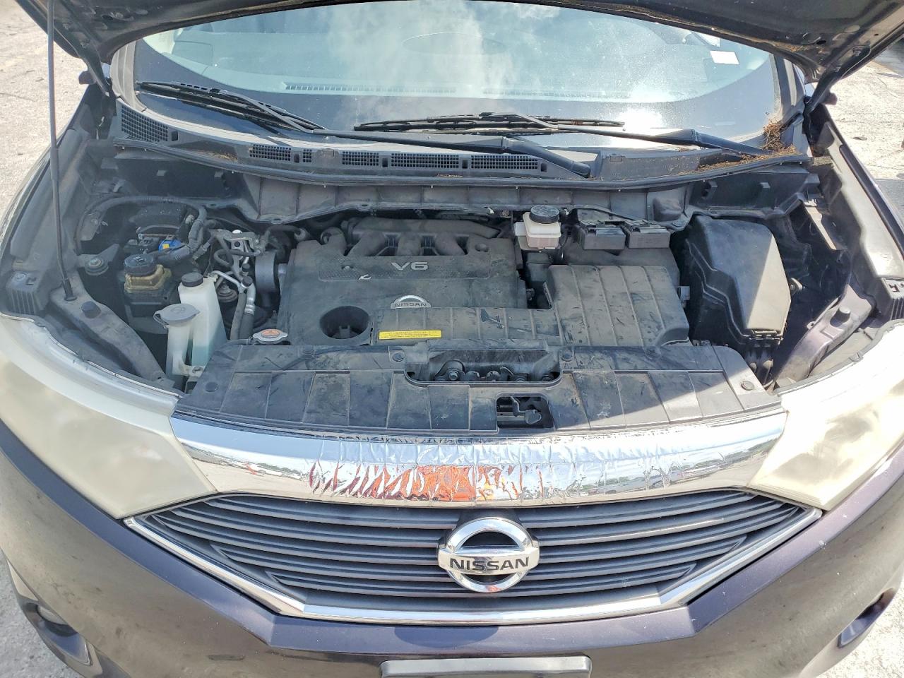 2011 Nissan Quest 3.5 S Black vin: JN8AE2KP4B9007175