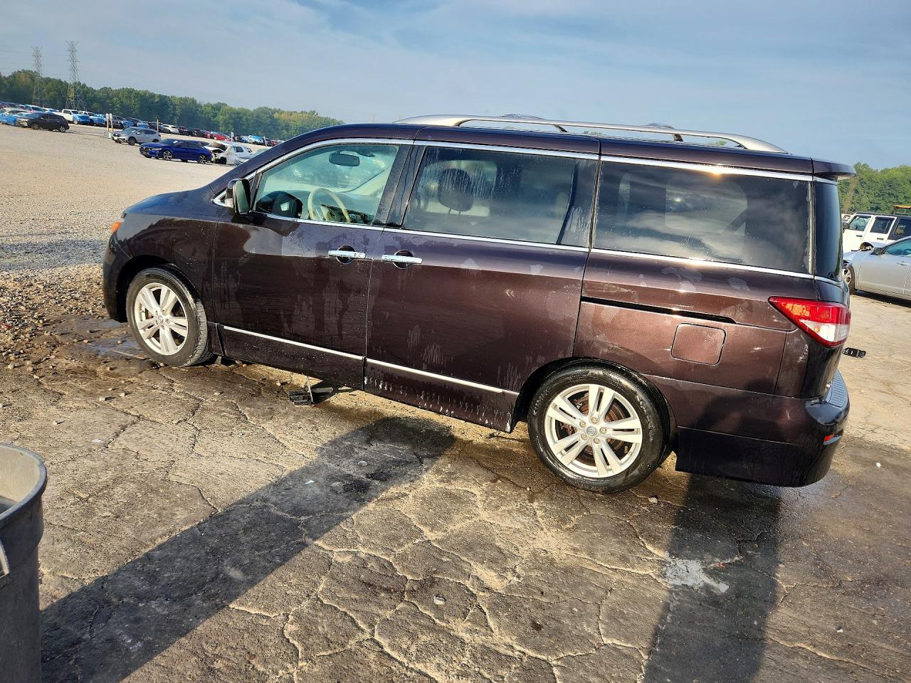 2011 Nissan Quest 3.5 S Burgundy vin: JN8AE2KP4B9007175