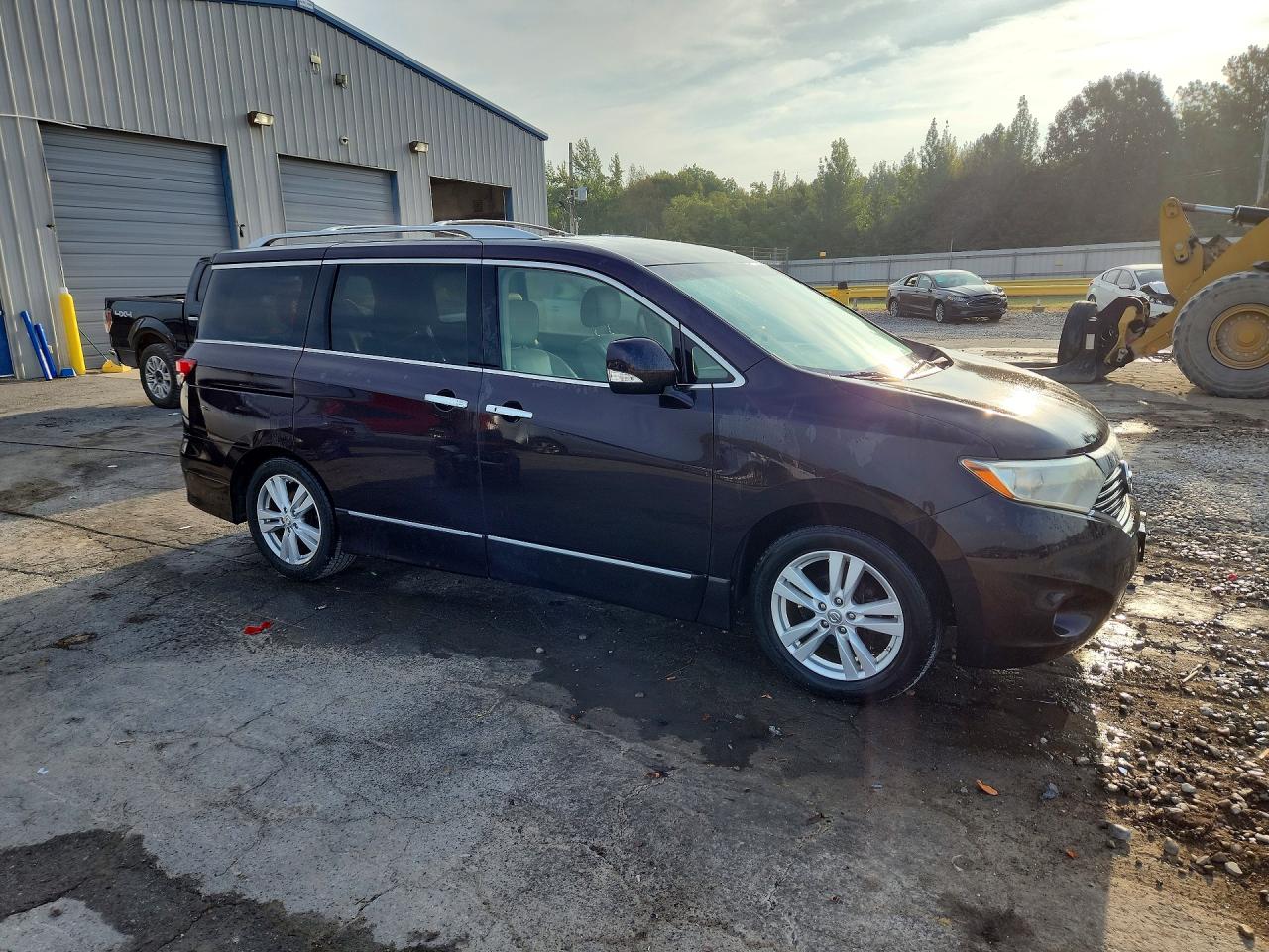 2011 Nissan Quest 3.5 S Burgundy vin: JN8AE2KP4B9007175