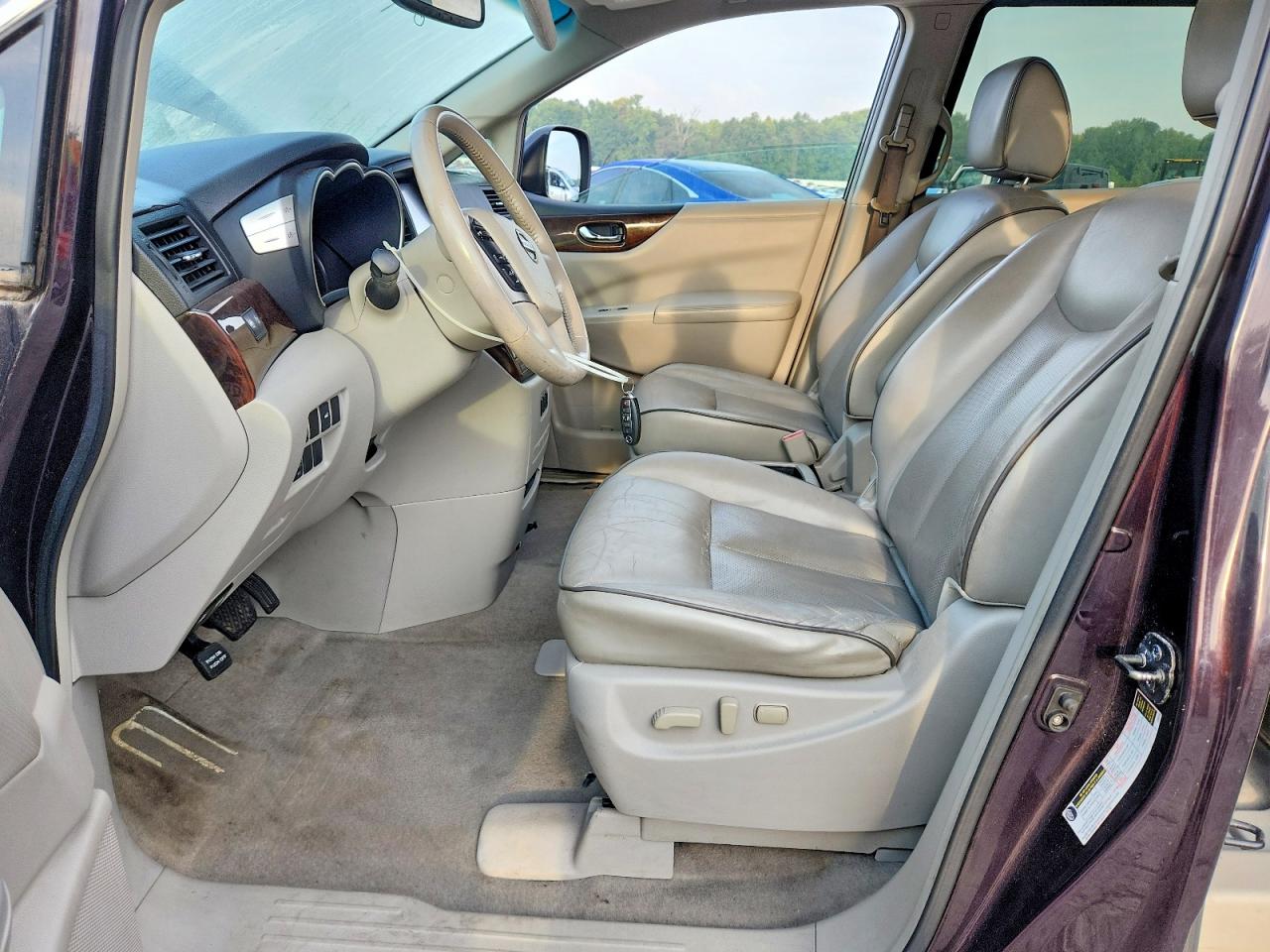 2011 Nissan Quest 3.5 S Burgundy vin: JN8AE2KP4B9007175